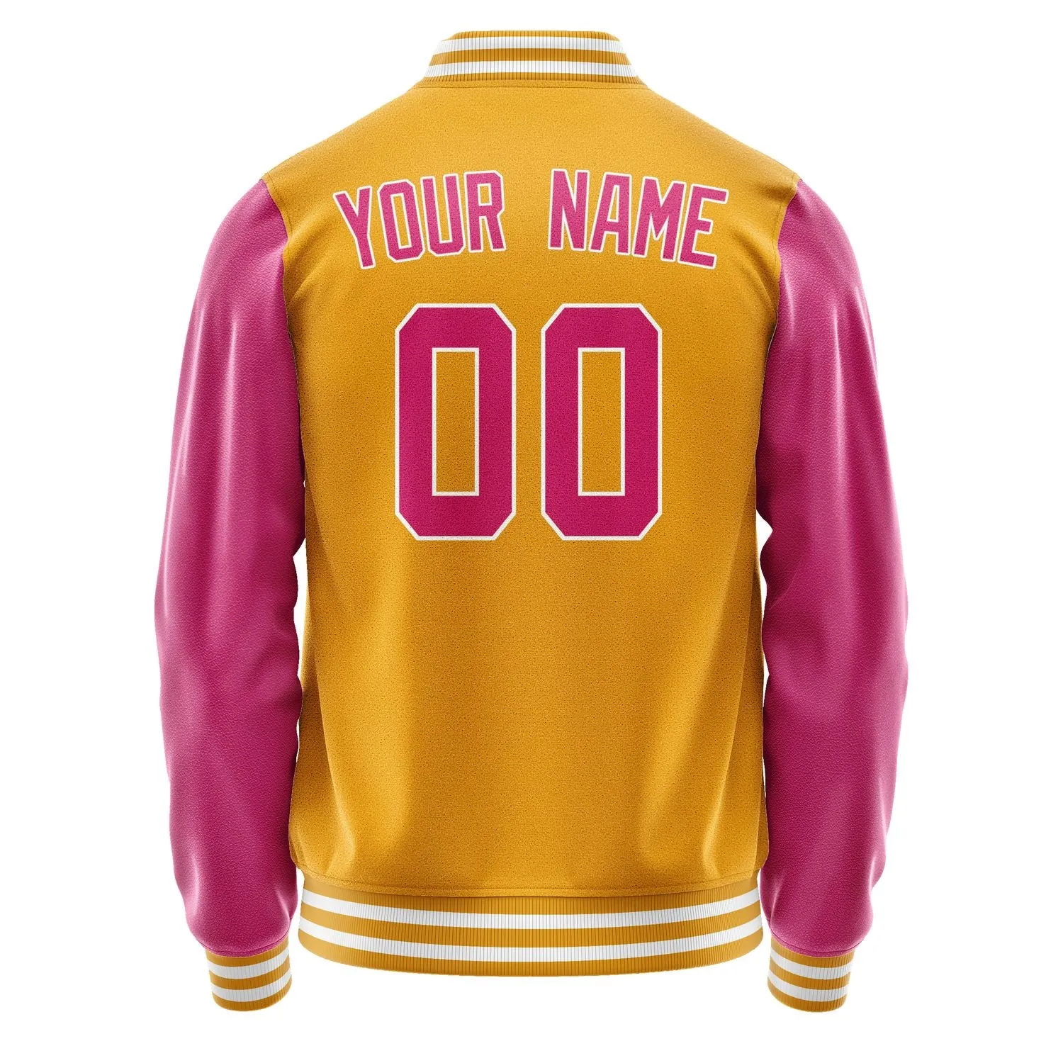 Custom Yellow Pink Jacket sold by Tailorly product image thumbnail 3