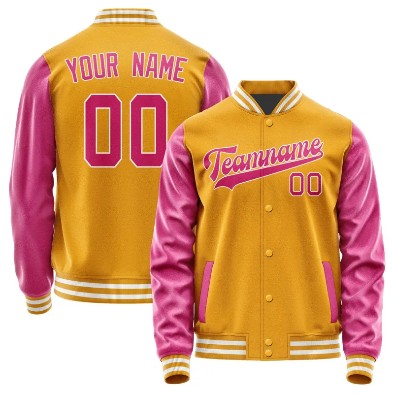 Custom Yellow Pink Jacket sold by Tailorly