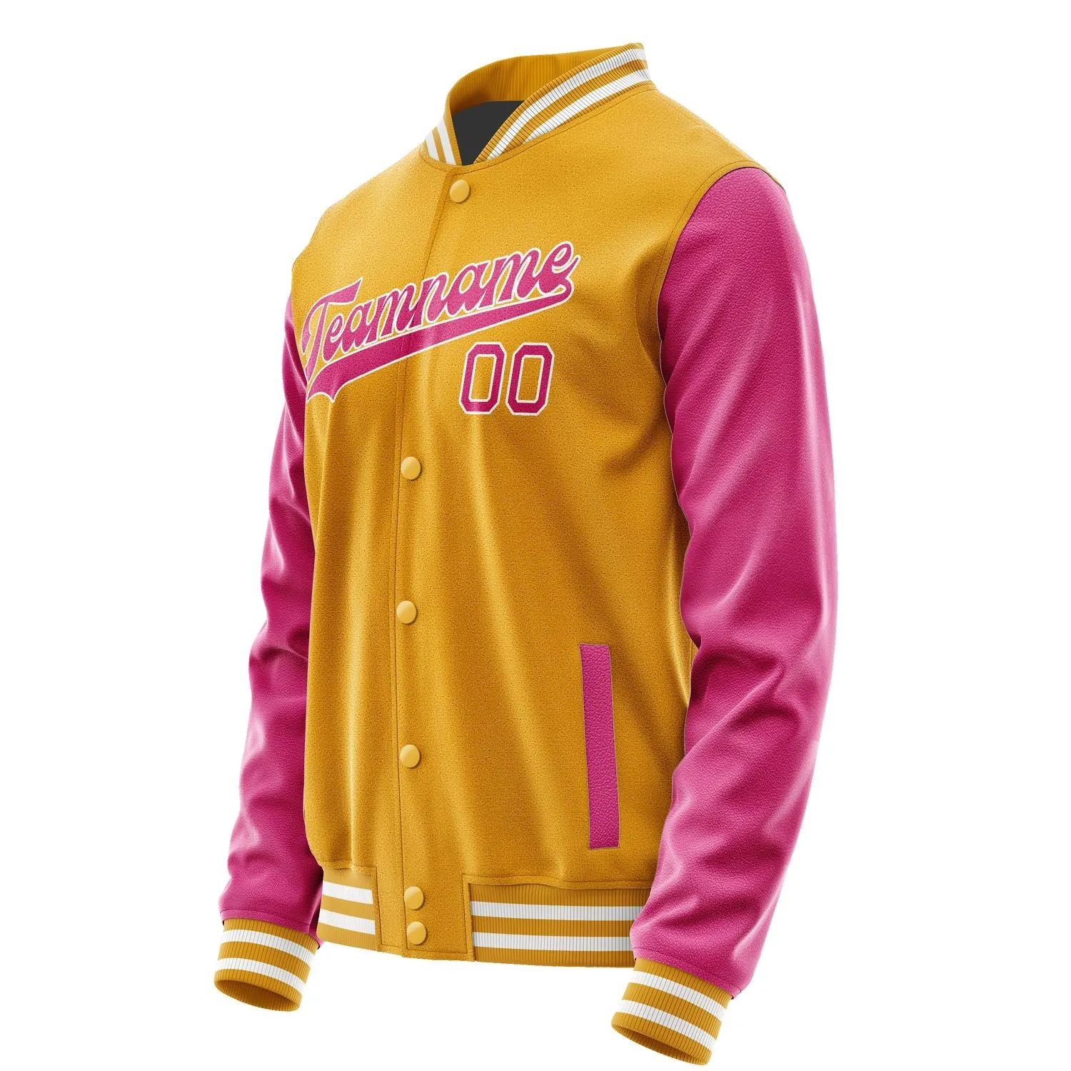 Custom Yellow Pink Jacket sold by Tailorly product image thumbnail 2