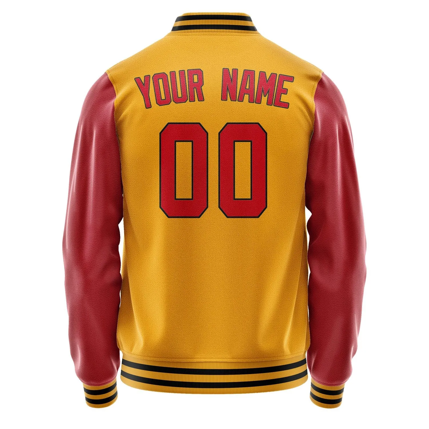 Custom Yellow Red Jacket sold by Tailorly product image thumbnail 3