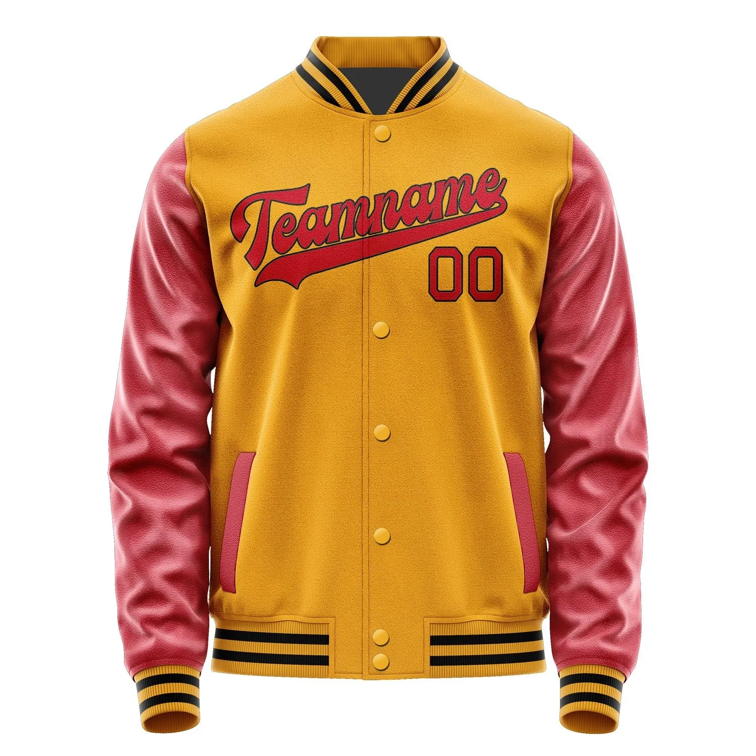 Custom Yellow Red Jacket sold by Tailorly product image thumbnail 4