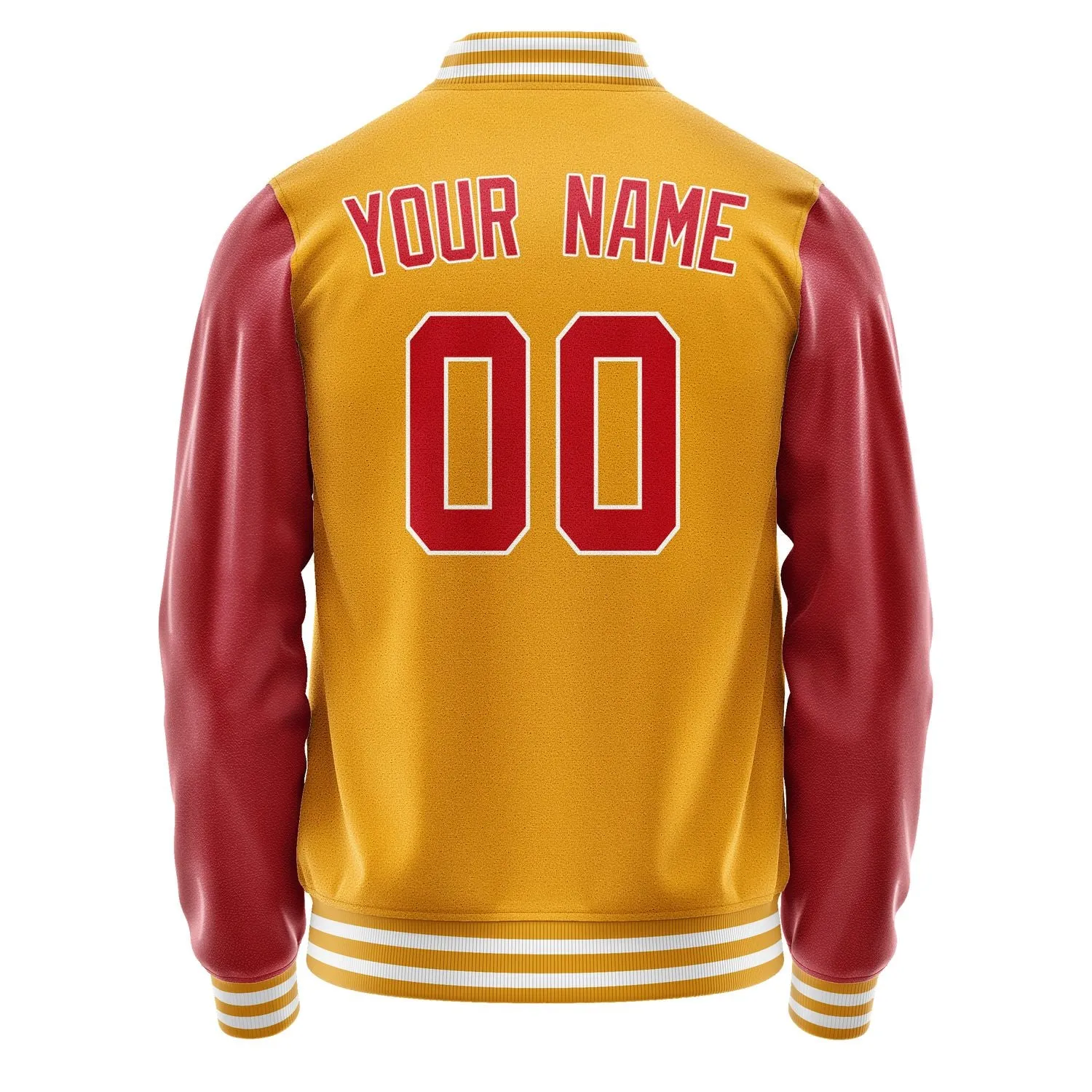 Custom Yellow Red Jacket sold by Tailorly product image thumbnail 3