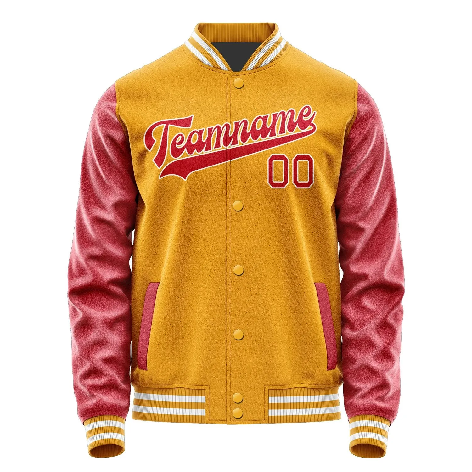 Custom Yellow Red Jacket sold by Tailorly product image thumbnail 4
