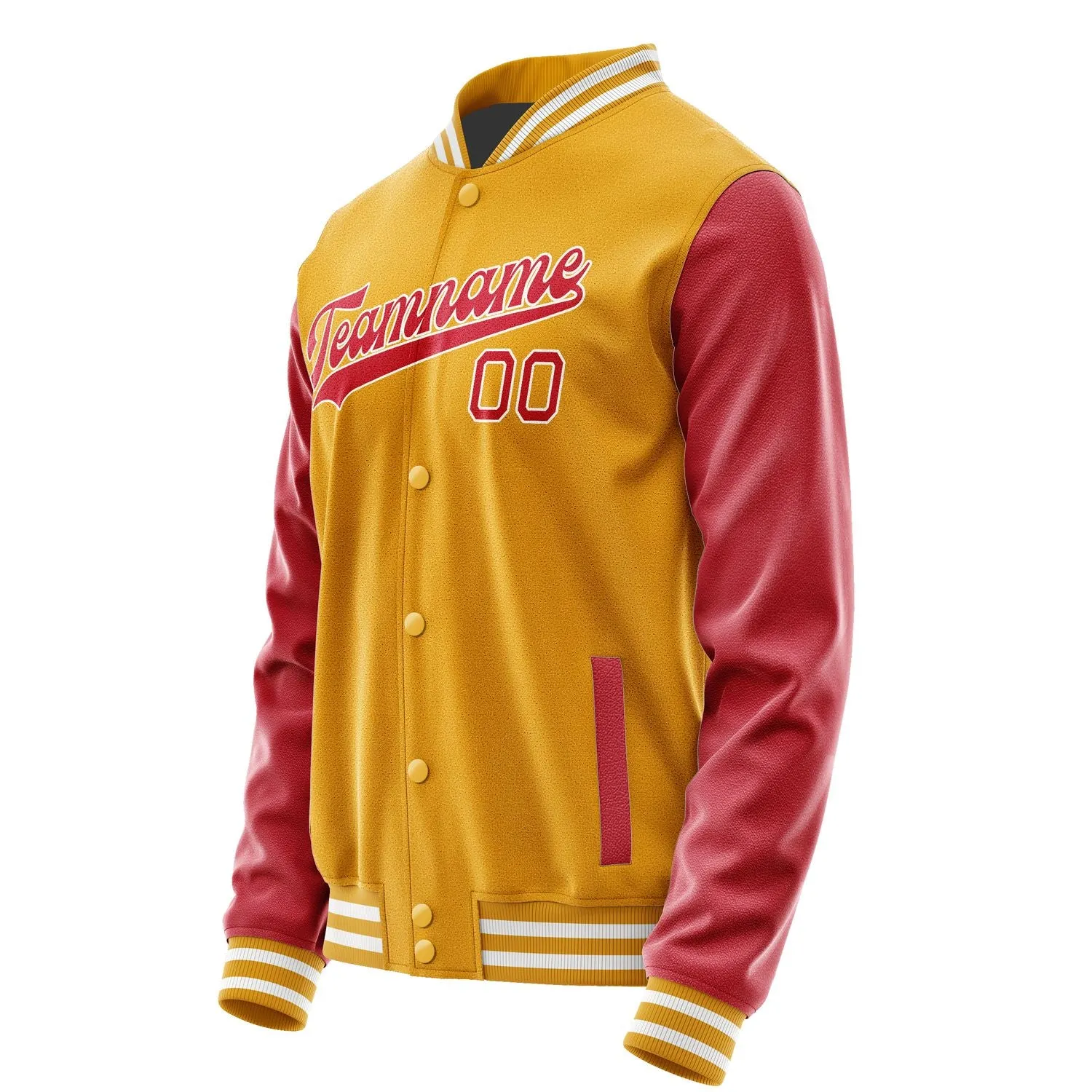 Custom Yellow Red Jacket sold by Tailorly product image thumbnail 2