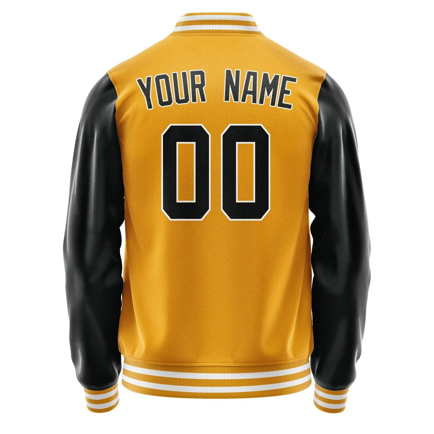 Custom Yellow Black Jacket sold by Tailorly product image thumbnail 3
