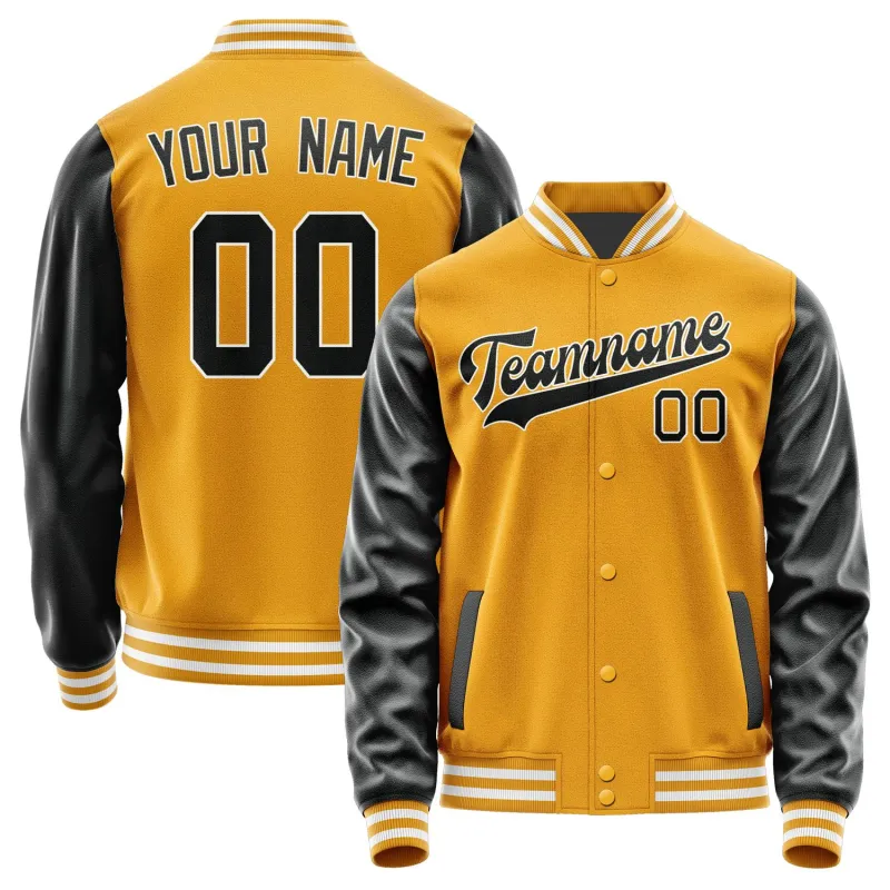 Custom Yellow Black Jacket sold by Tailorly