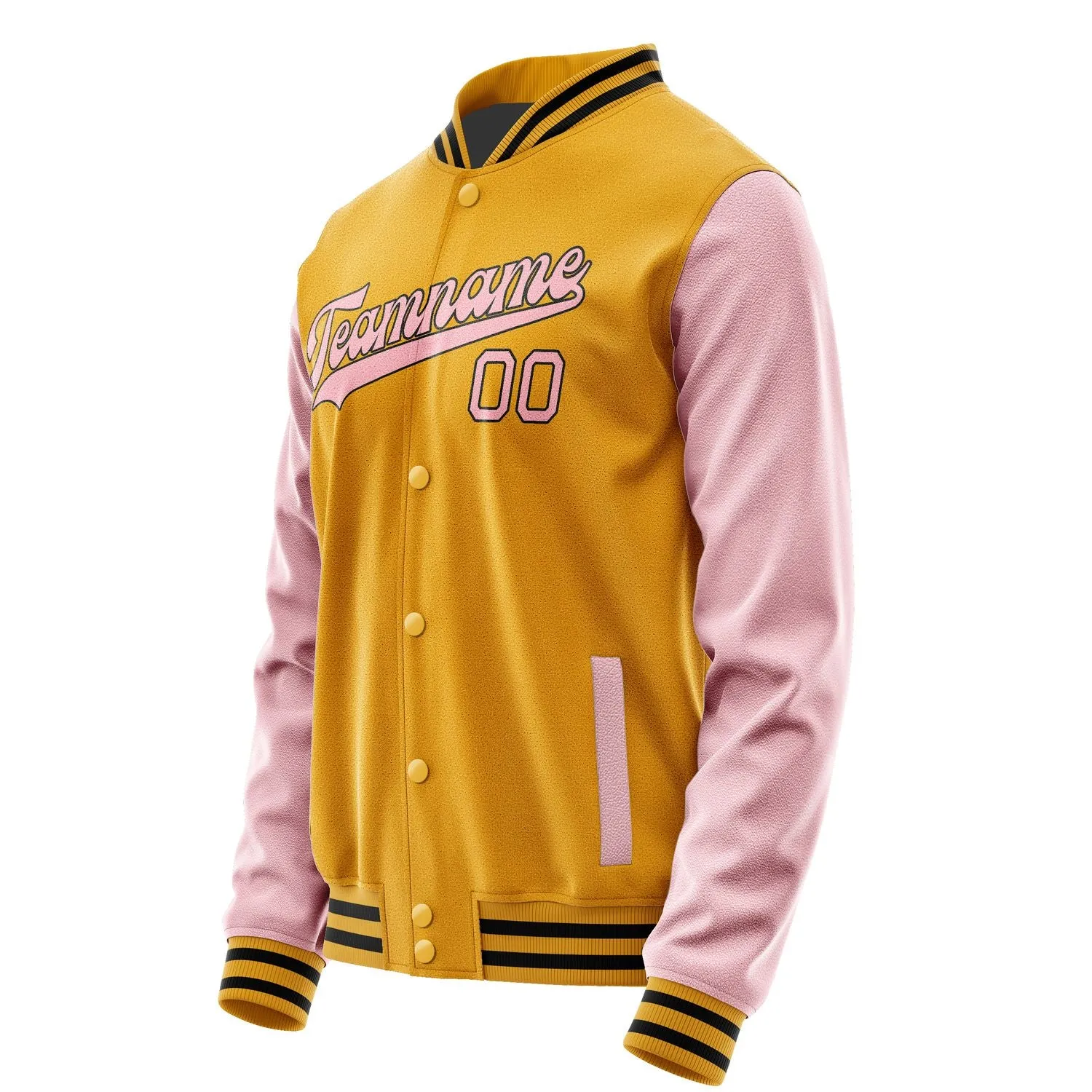Custom Yellow Light Pink Jacket sold by Tailorly product image thumbnail 2