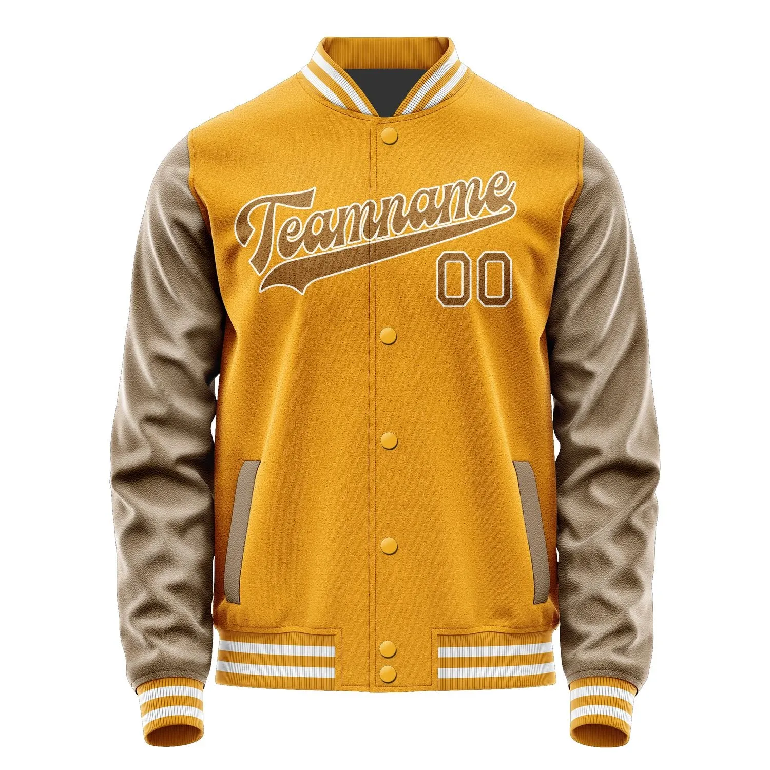 Custom Yellow Khaki Jacket sold by Tailorly product image thumbnail 4