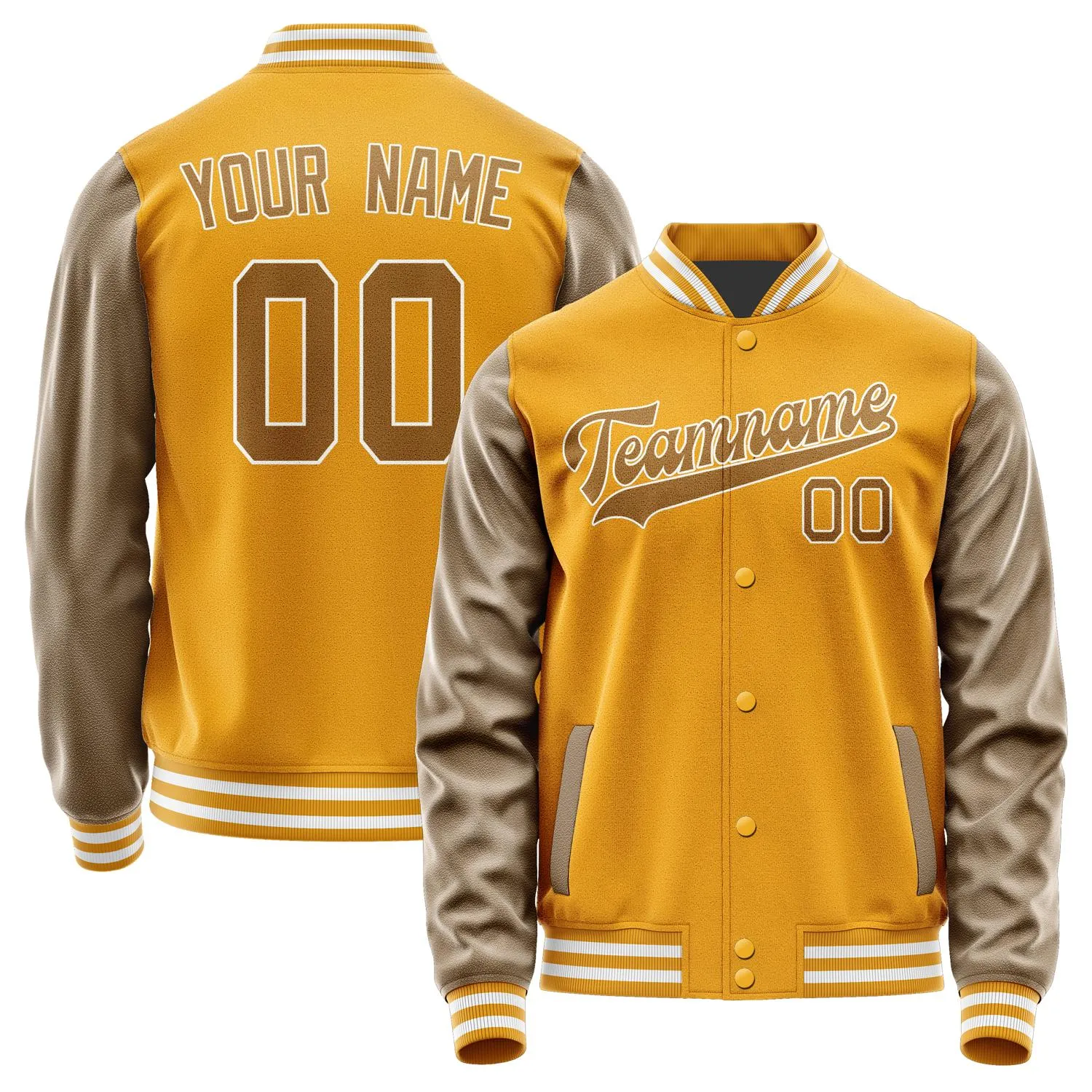 Custom Yellow Khaki Jacket sold by Tailorly