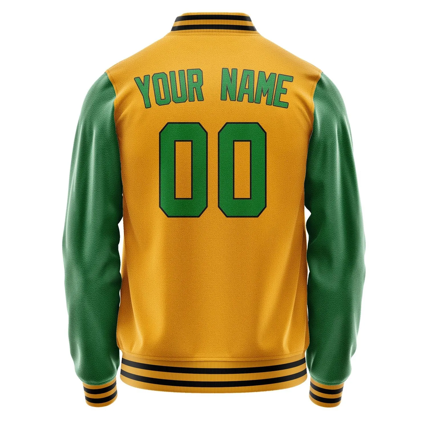 Custom Yellow Emerald Green Jacket sold by Tailorly product image thumbnail 3
