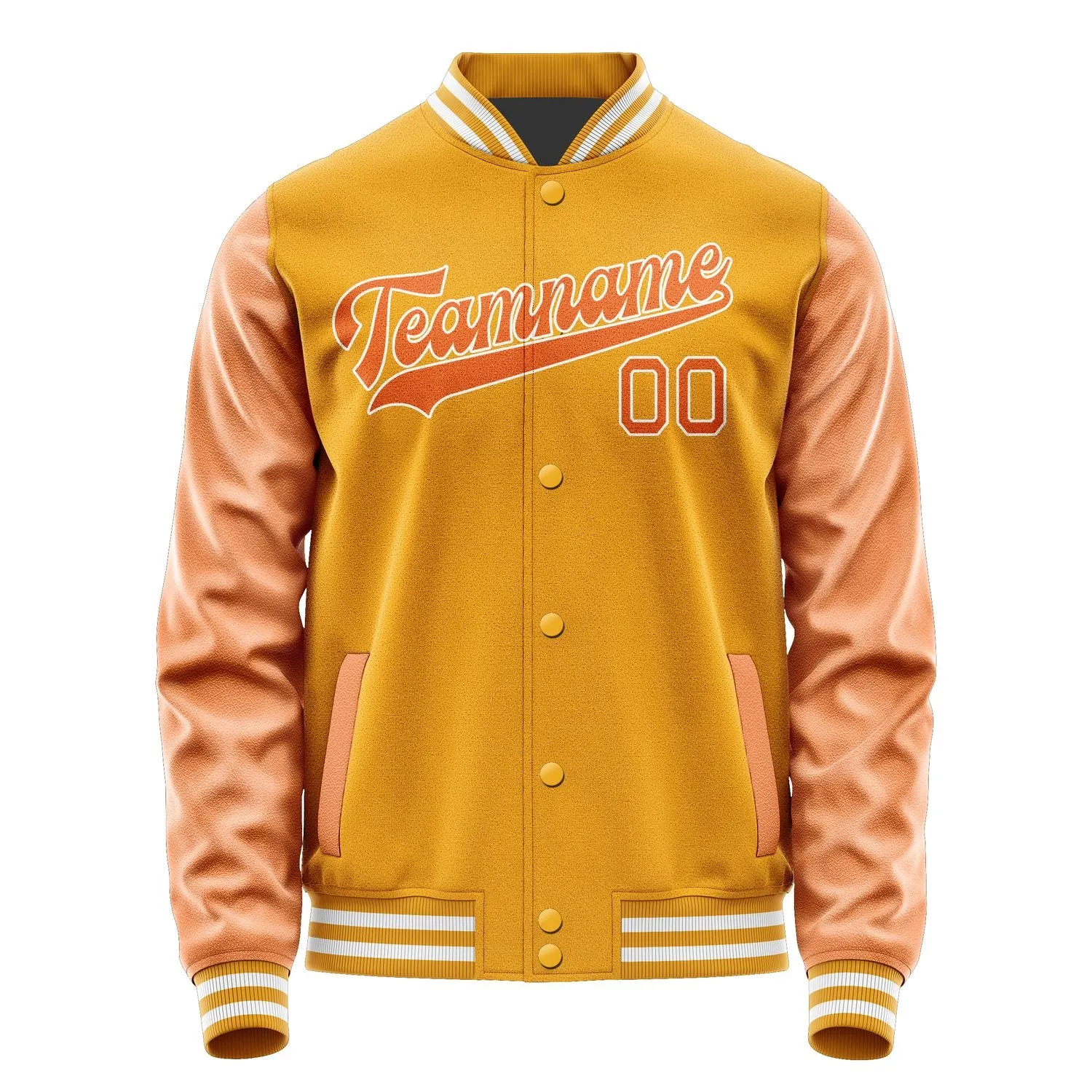 Custom Yellow Orange Jacket sold by Tailorly product image thumbnail 4
