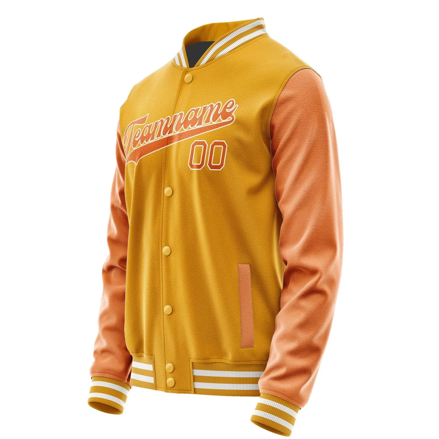 Custom Yellow Orange Jacket sold by Tailorly product image thumbnail 2