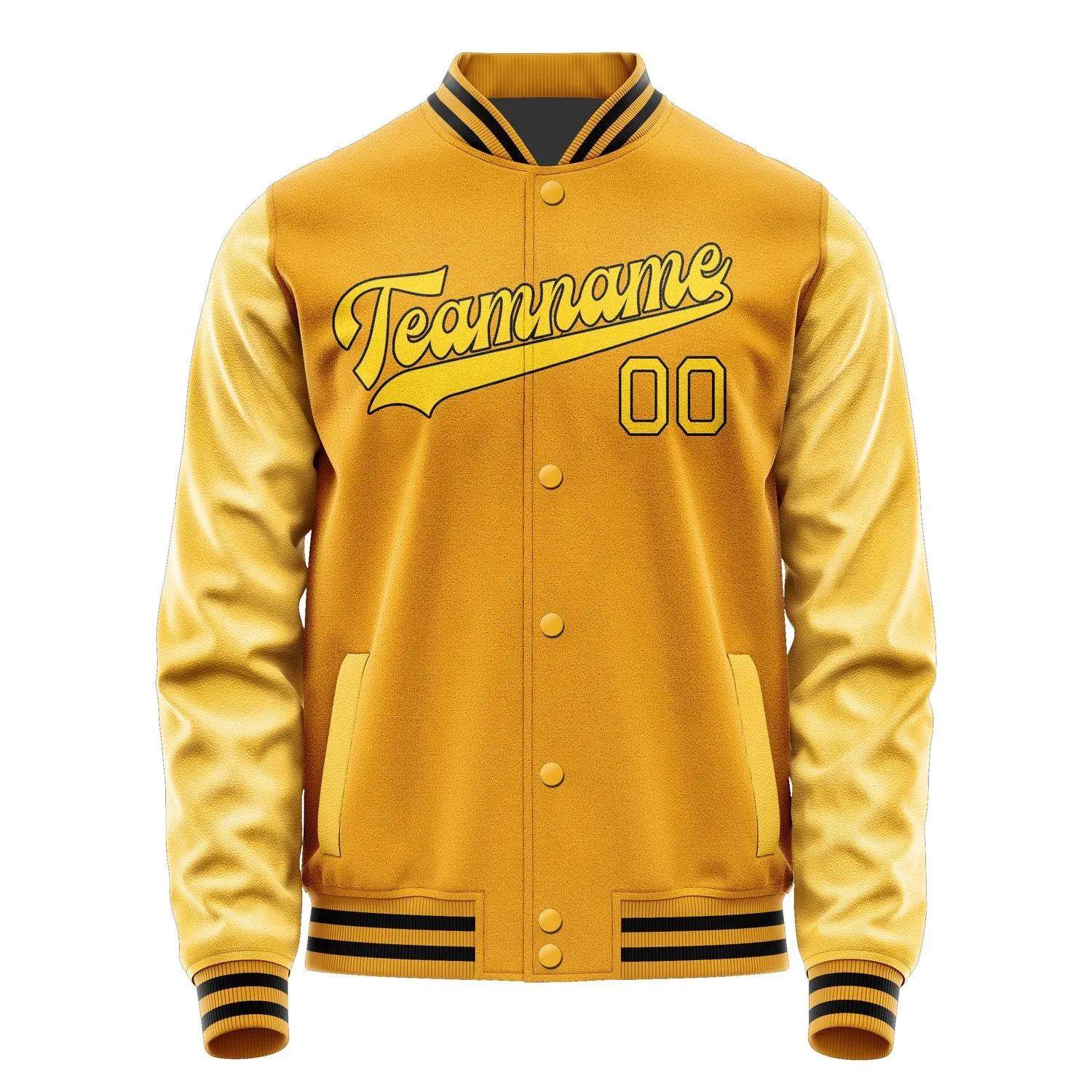 Custom Yellow Gold Jacket sold by Tailorly product image thumbnail 4