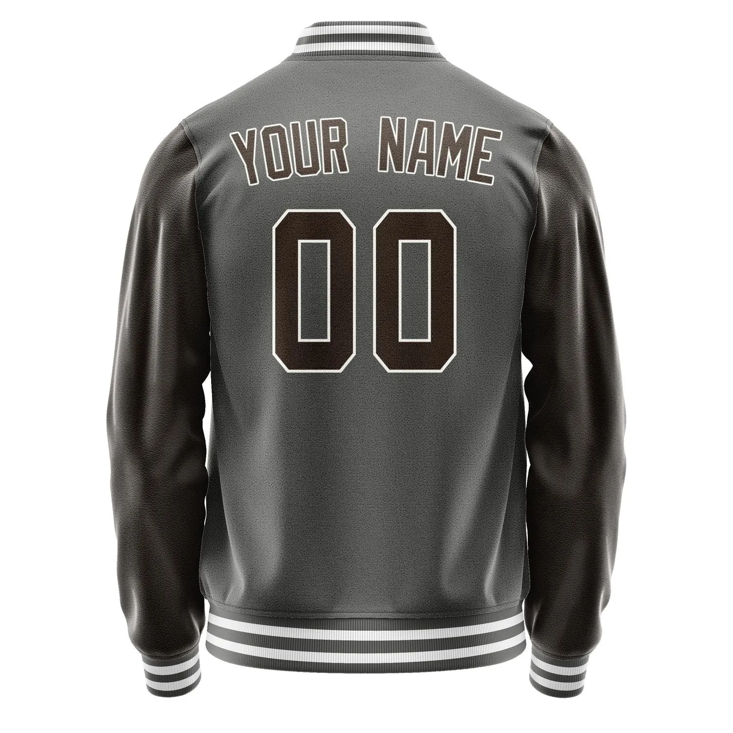 Custom Dark Grey Brown Jacket sold by Tailorly product image thumbnail 3