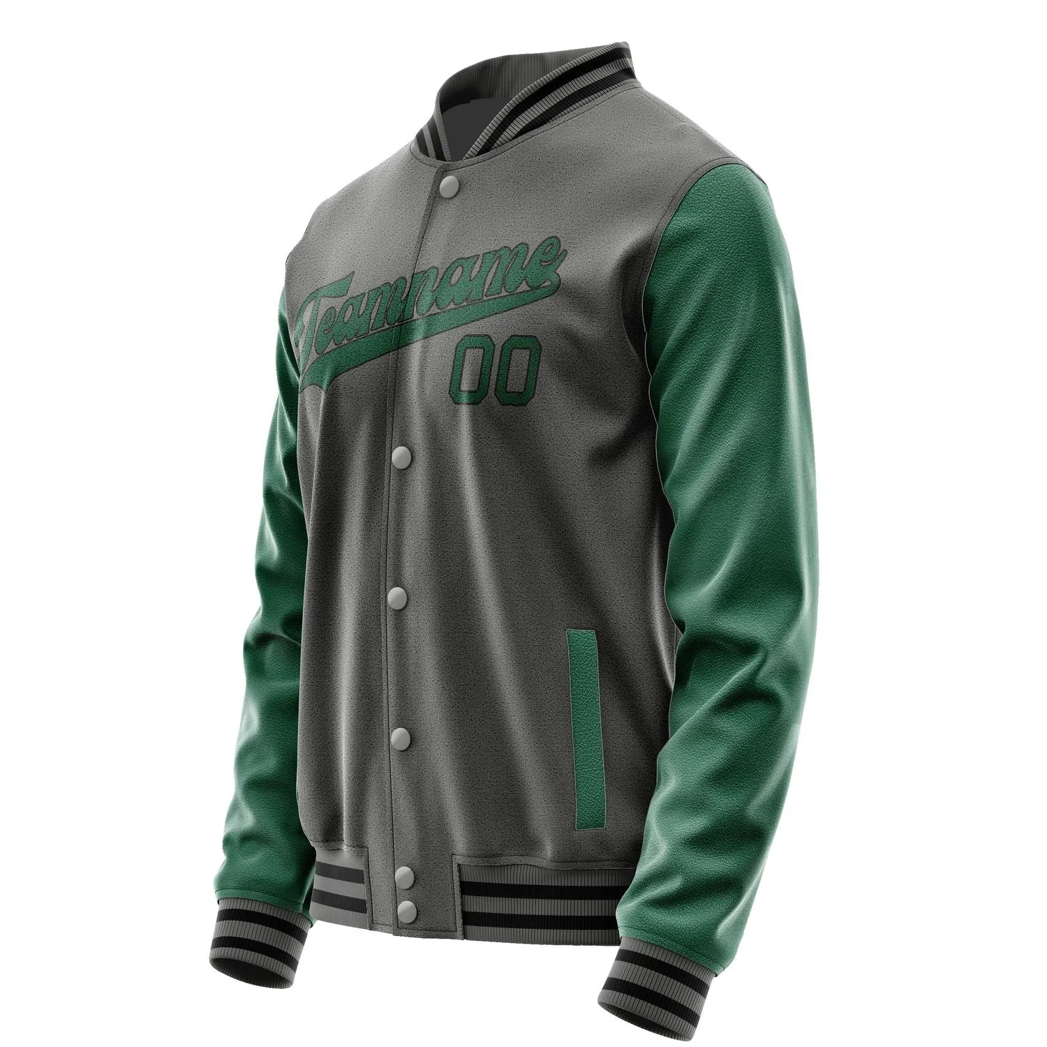 Custom Dark Grey Green Jacket sold by Tailorly product image thumbnail 2