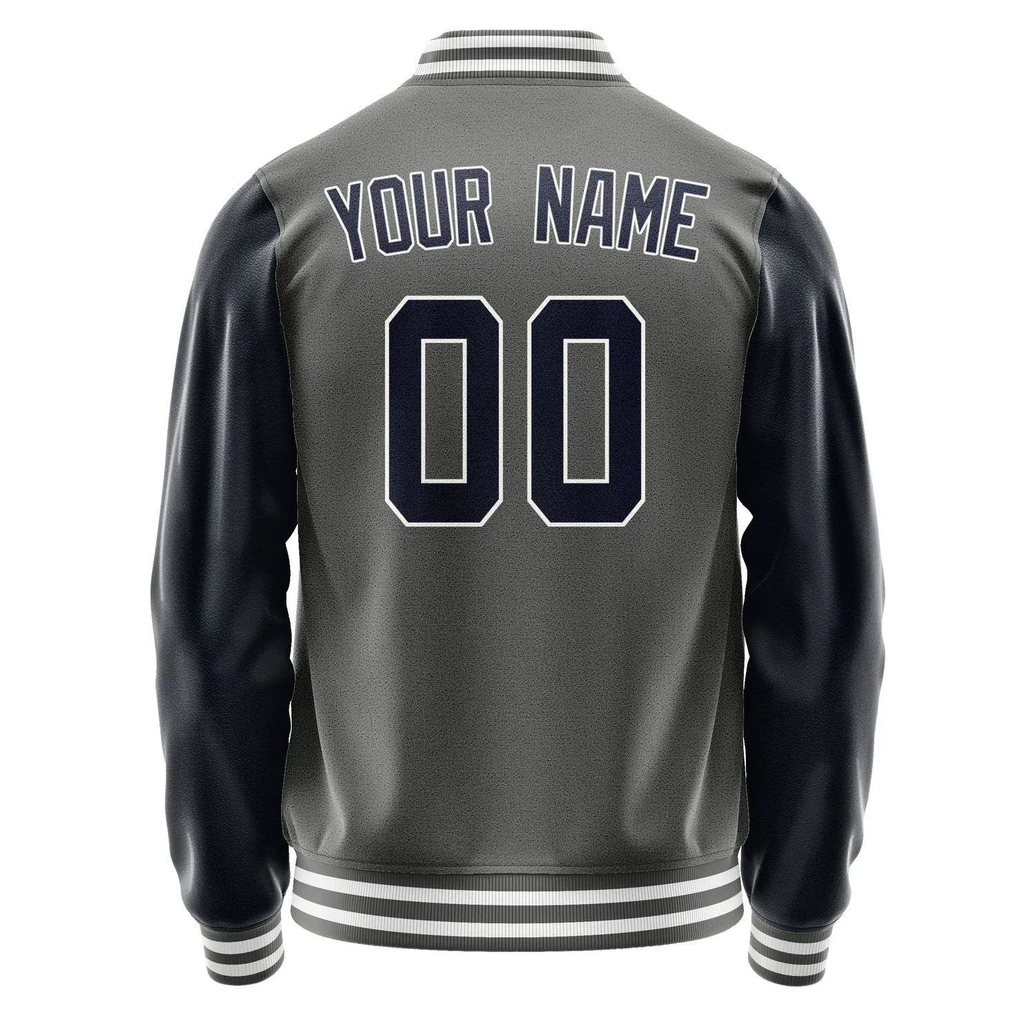 Custom Dark Grey Navy Jacket sold by Tailorly product image thumbnail 3