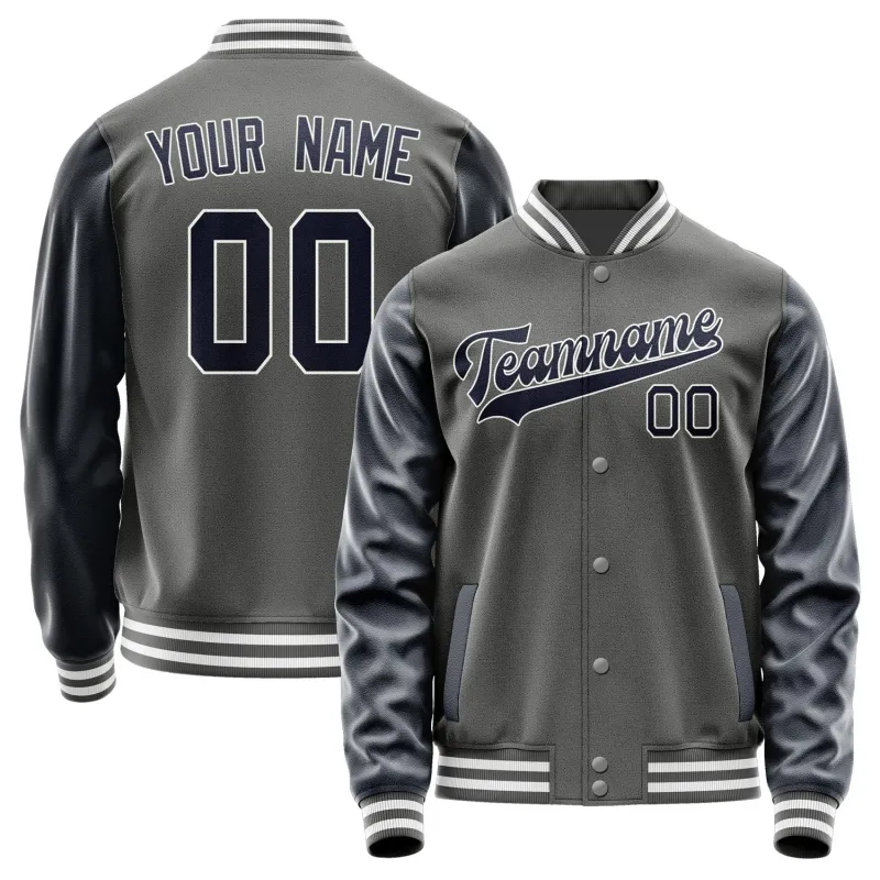 Custom Dark Grey Navy Jacket sold by Tailorly