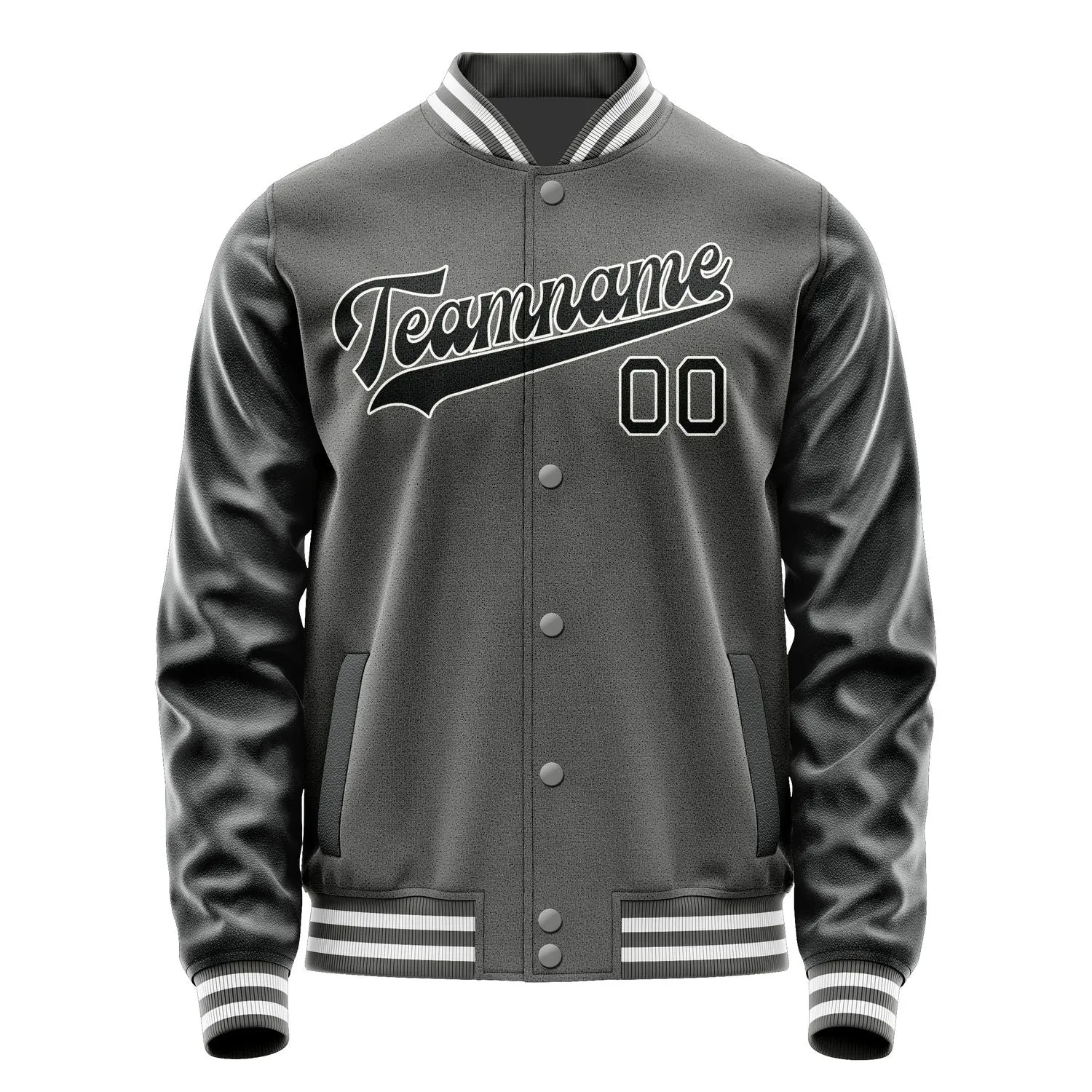 Custom Dark Grey Black Jacket sold by Tailorly product image thumbnail 4