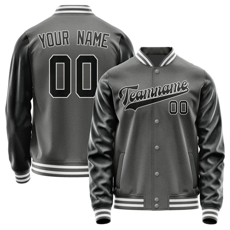 Custom Dark Grey Black Jacket sold by Tailorly