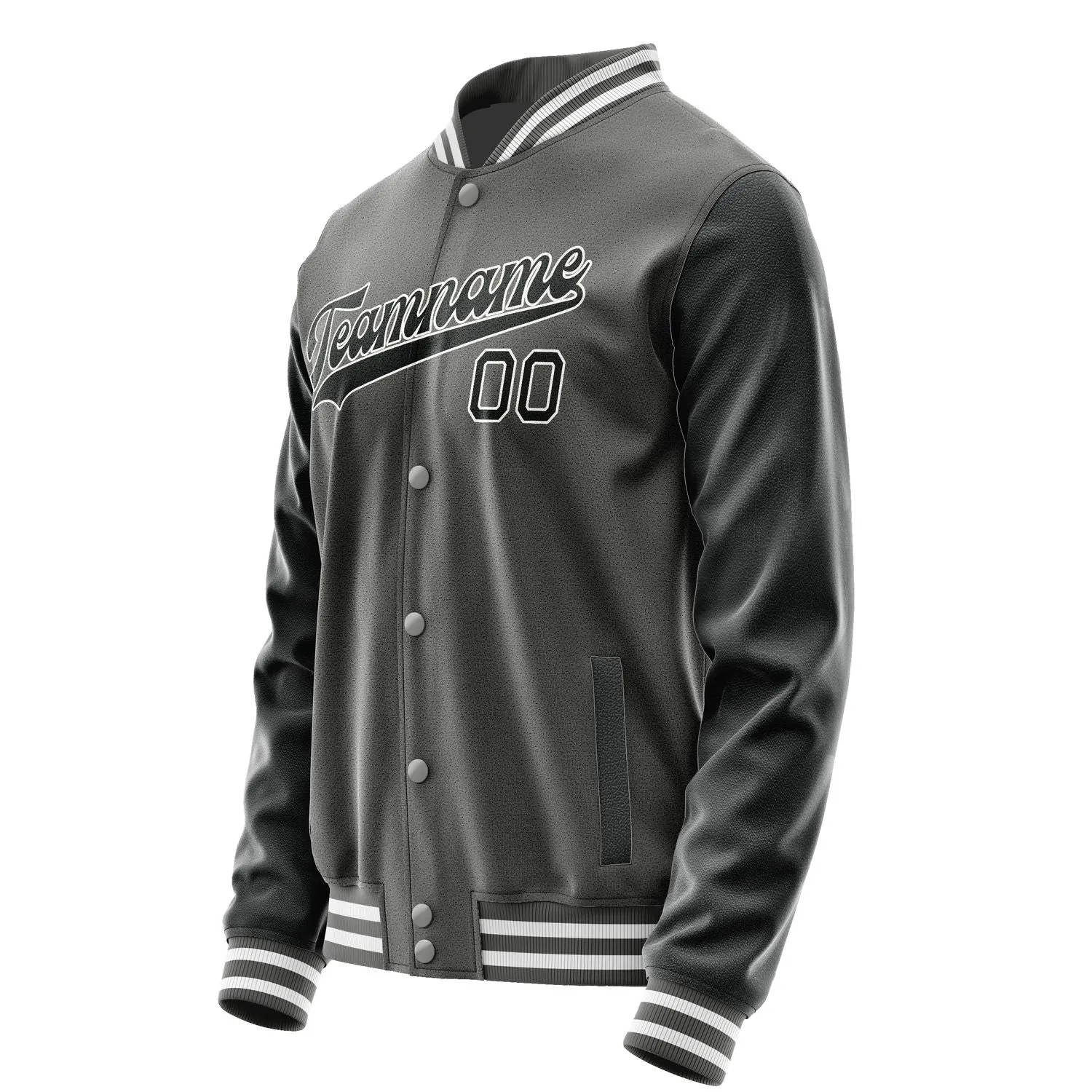 Custom Dark Grey Black Jacket sold by Tailorly product image thumbnail 2