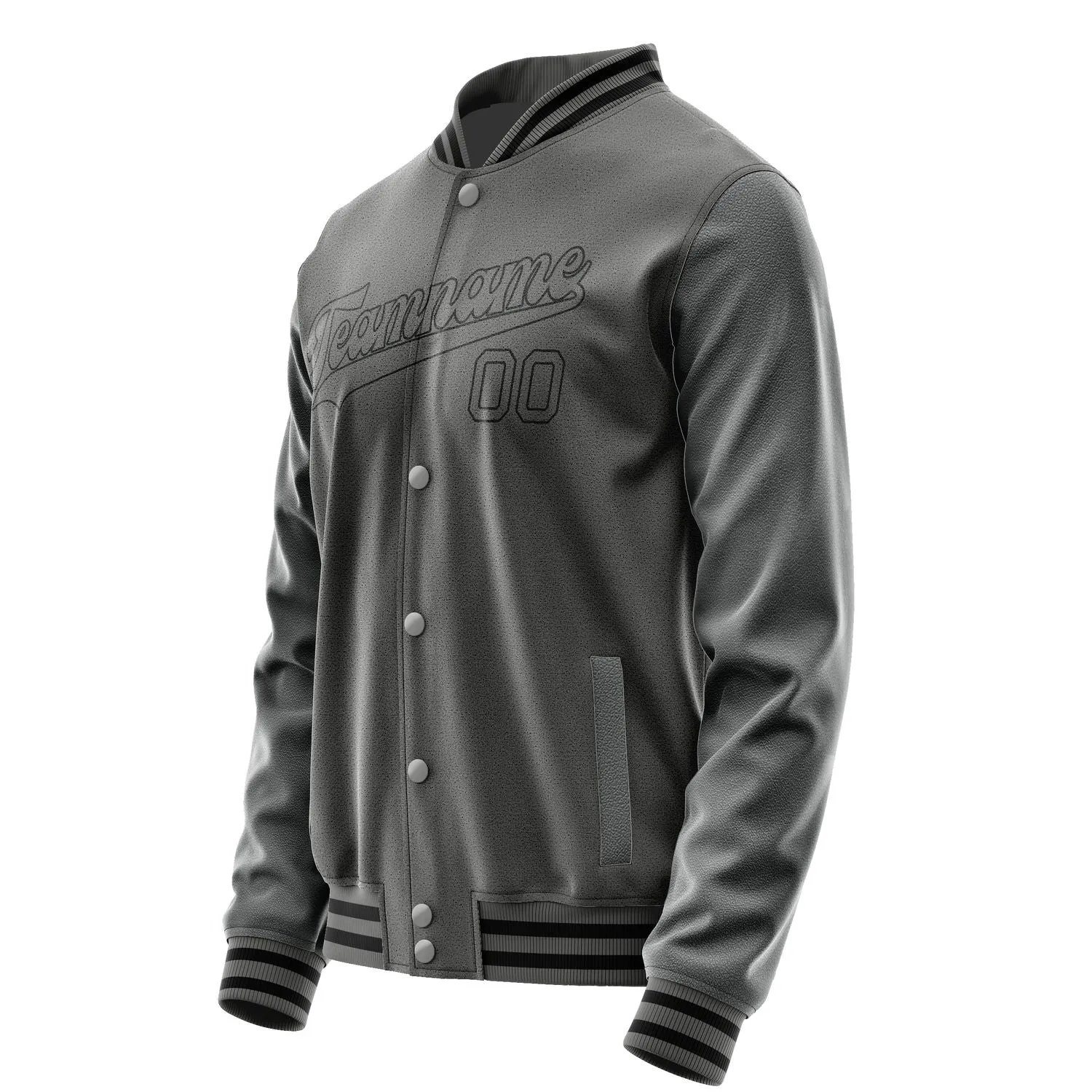 Custom Dark Grey Dark Grey Jacket sold by Tailorly product image thumbnail 2