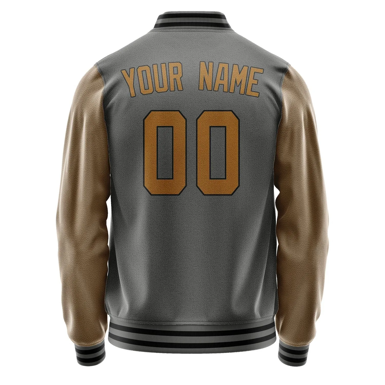 Custom Dark Grey Khaki Jacket sold by Tailorly product image thumbnail 3