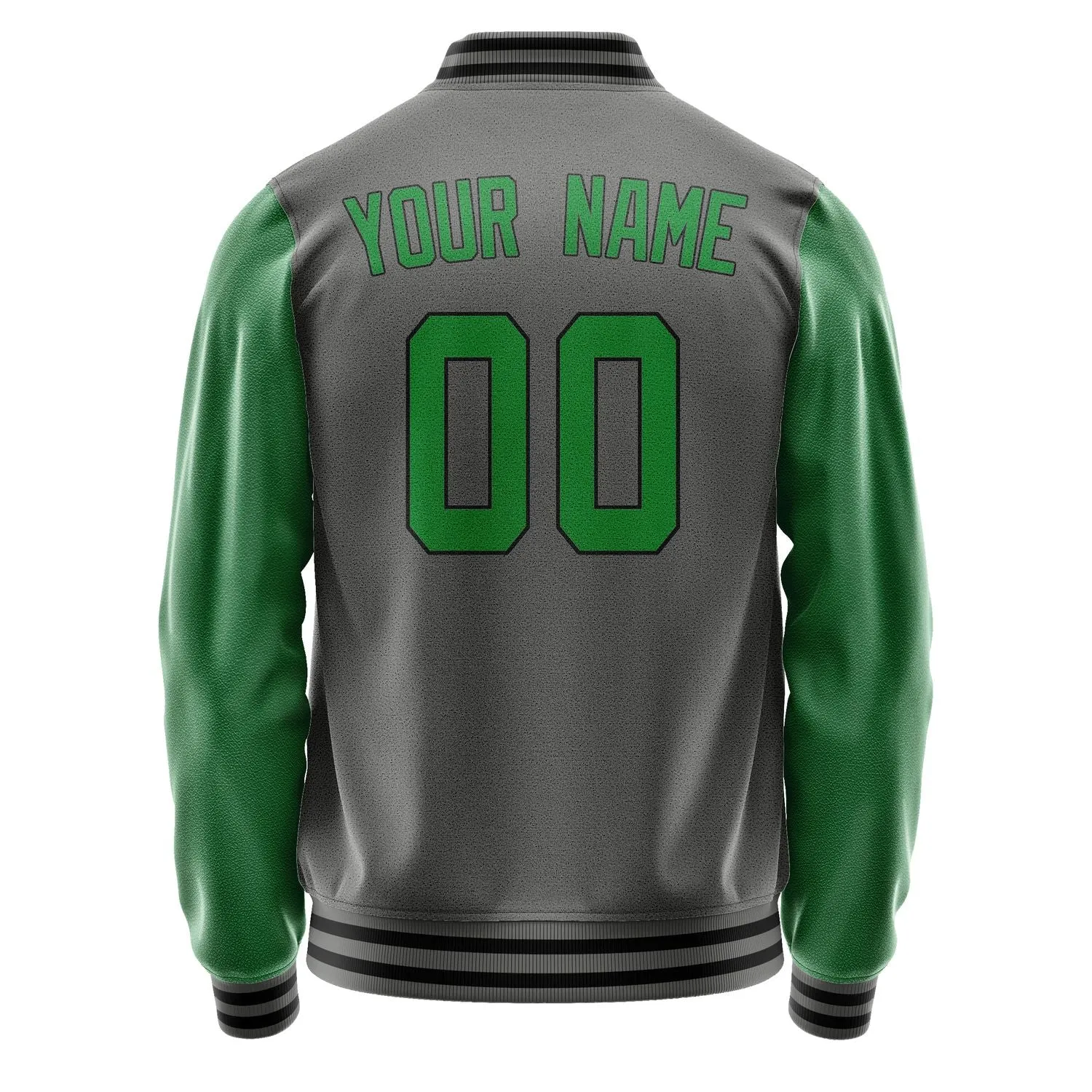 Custom Dark Grey Emerald Green Jacket sold by Tailorly product image thumbnail 3