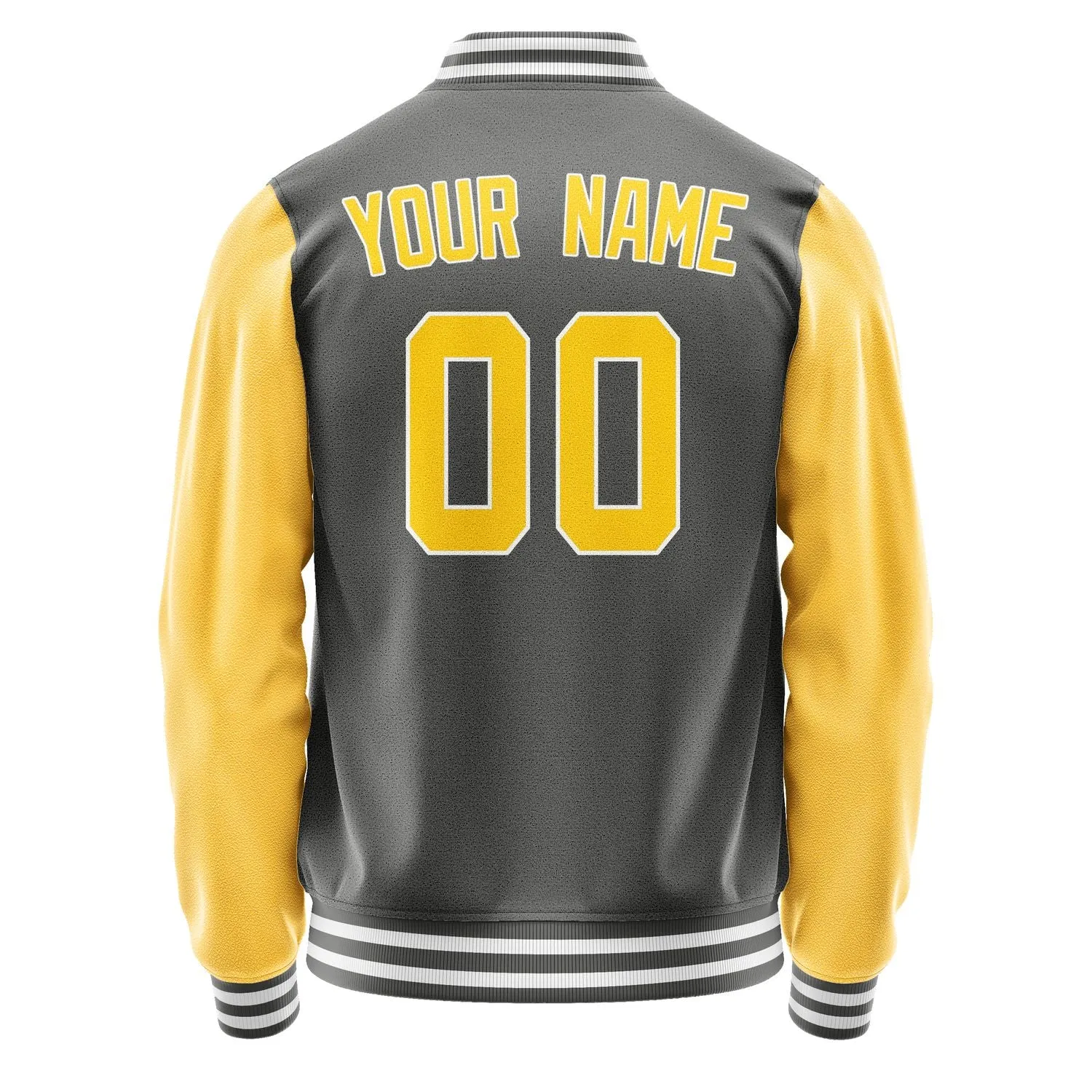 Custom Dark Grey Gold Jacket sold by Tailorly product image thumbnail 3