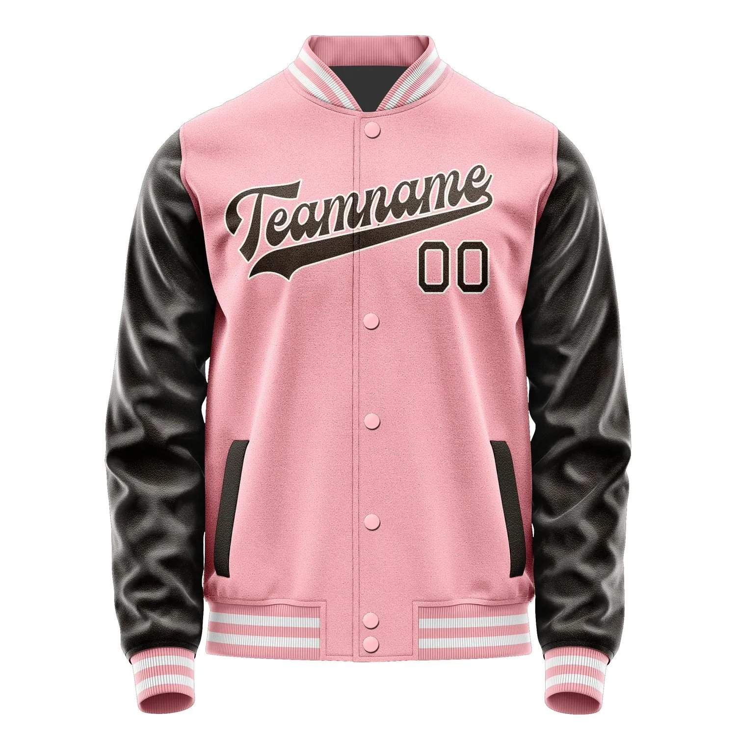 Custom Light Pink Brown Jacket sold by Tailorly product image thumbnail 4