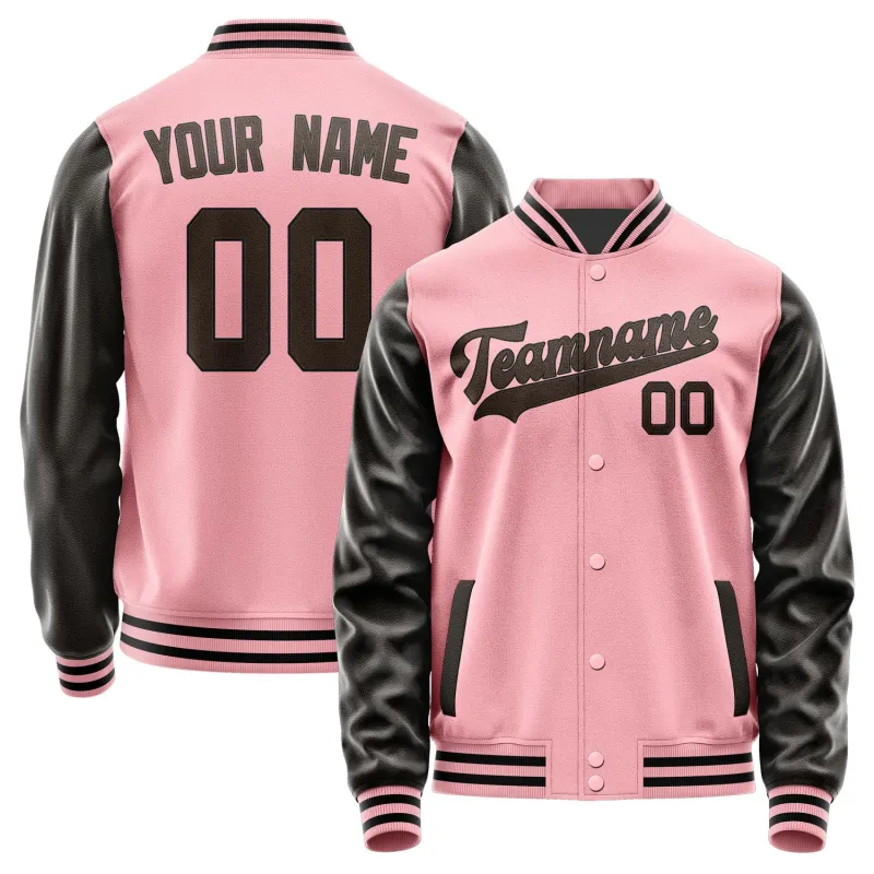 Custom Light Pink Brown Jacket sold by Tailorly