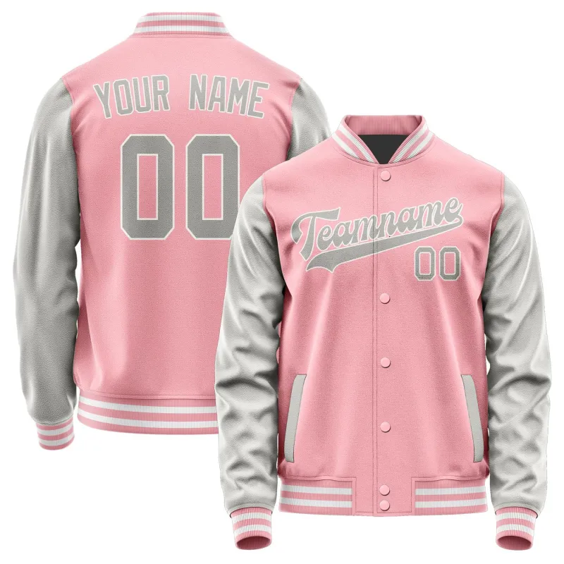 Custom Light Pink Gray Jacket sold by Tailorly