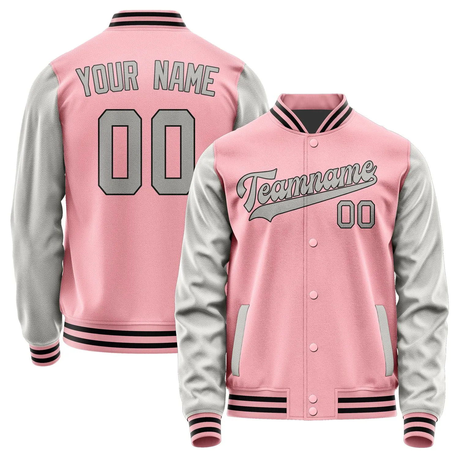 Custom Light Pink Gray Jacket sold by Tailorly