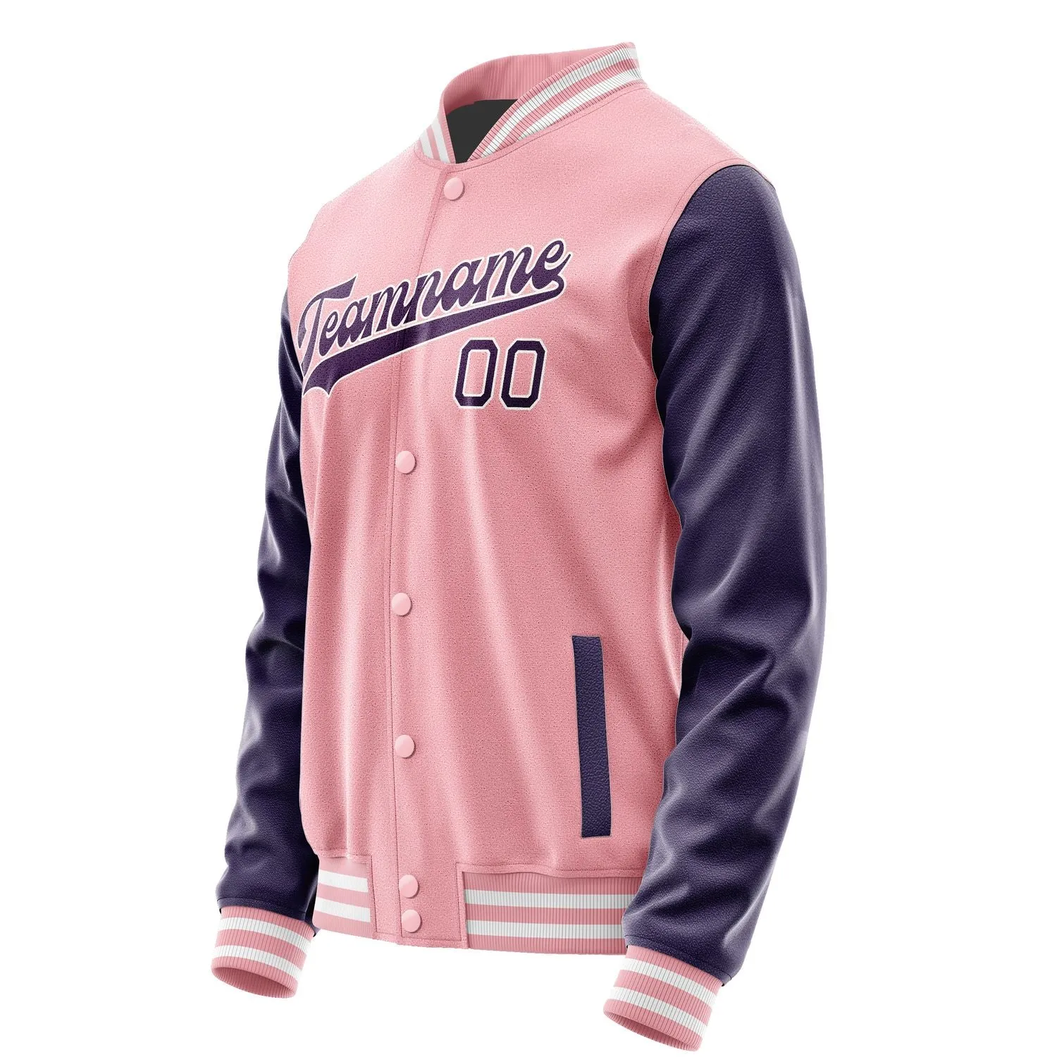 Custom Light Pink Purple Jacket sold by Tailorly product image thumbnail 2