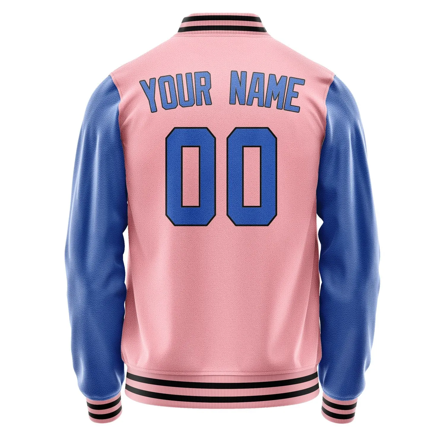 Custom Light Pink Sky Blue Jacket sold by Tailorly product image thumbnail 3
