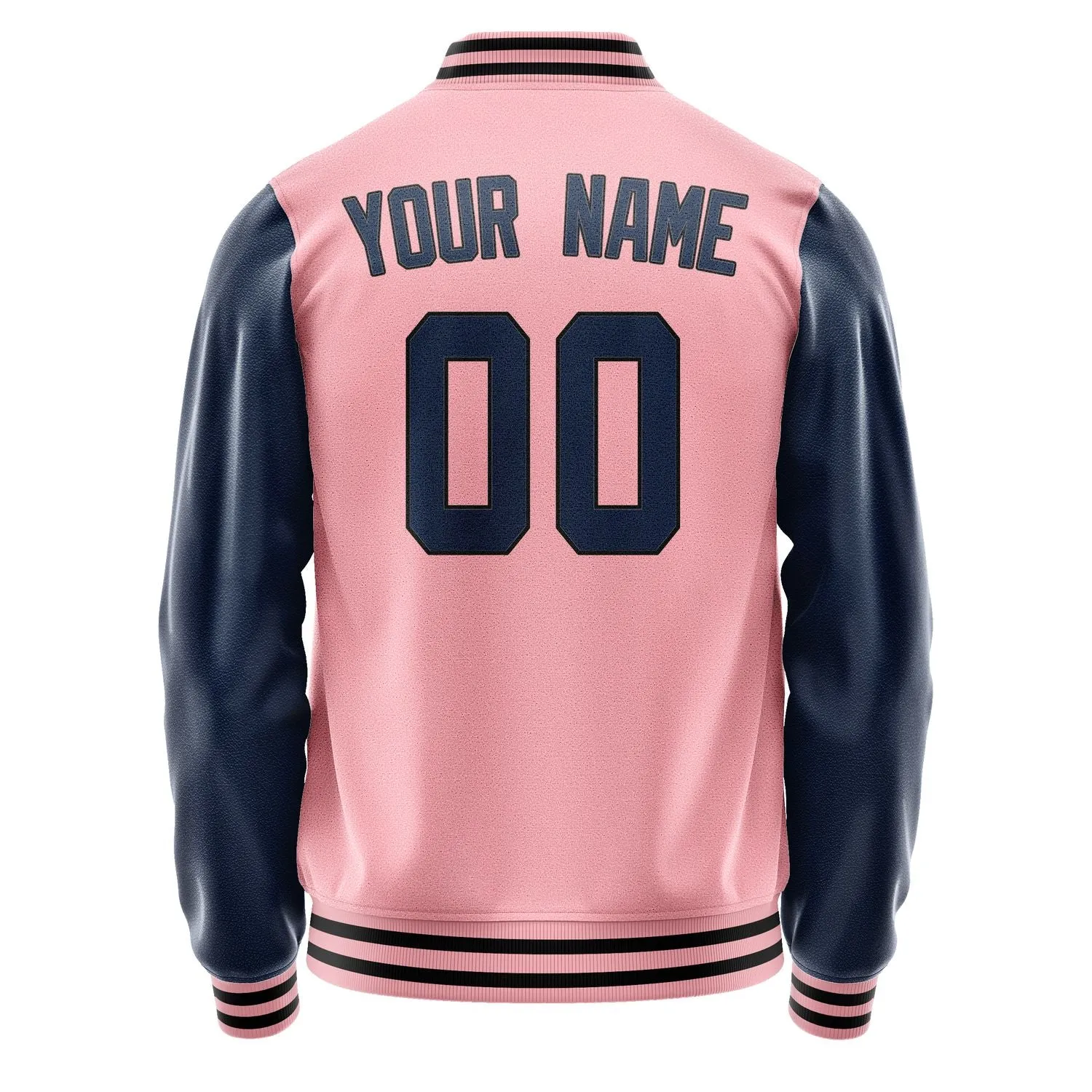 Custom Light Pink Blue Jacket sold by Tailorly product image thumbnail 3