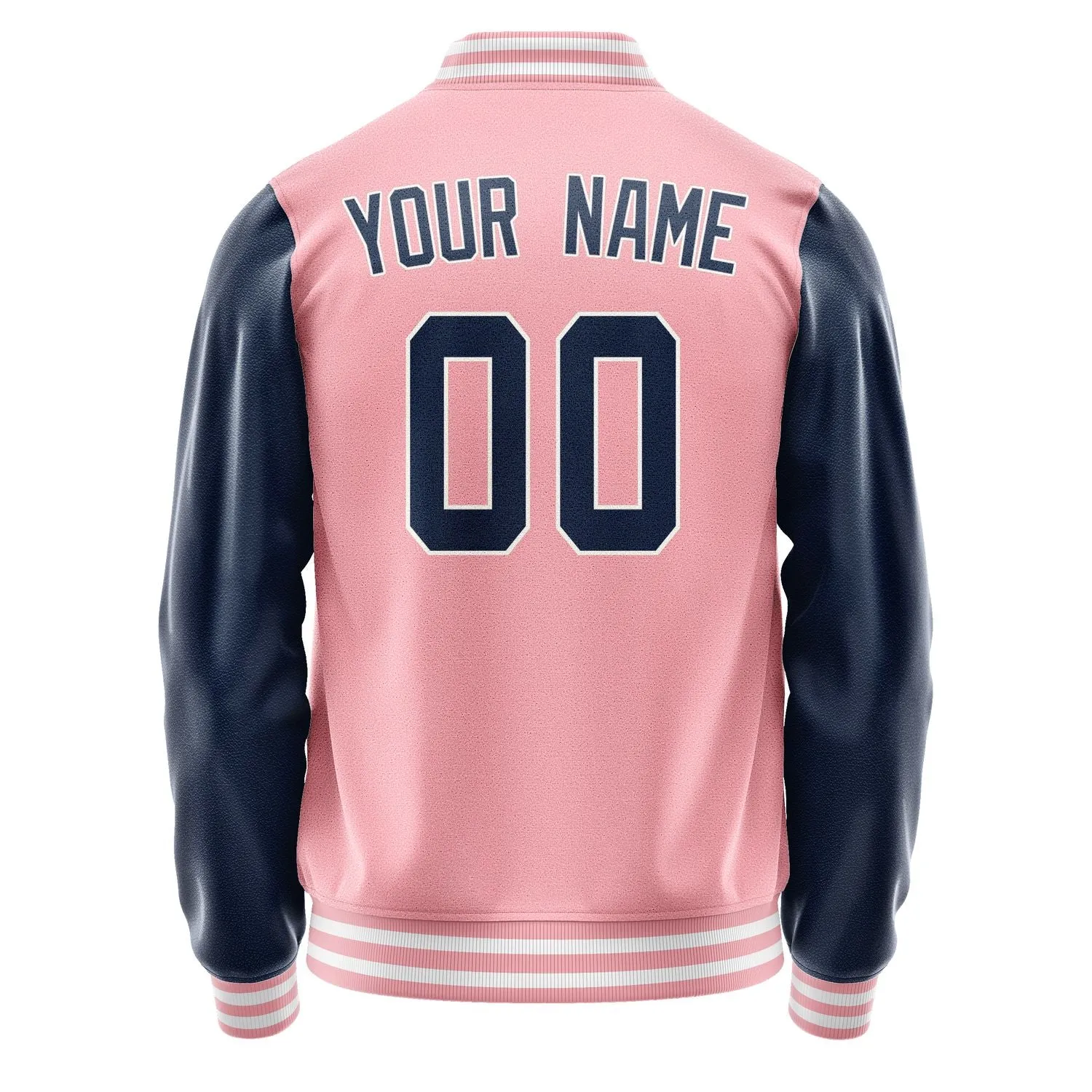 Custom Light Pink Blue Jacket sold by Tailorly product image thumbnail 3