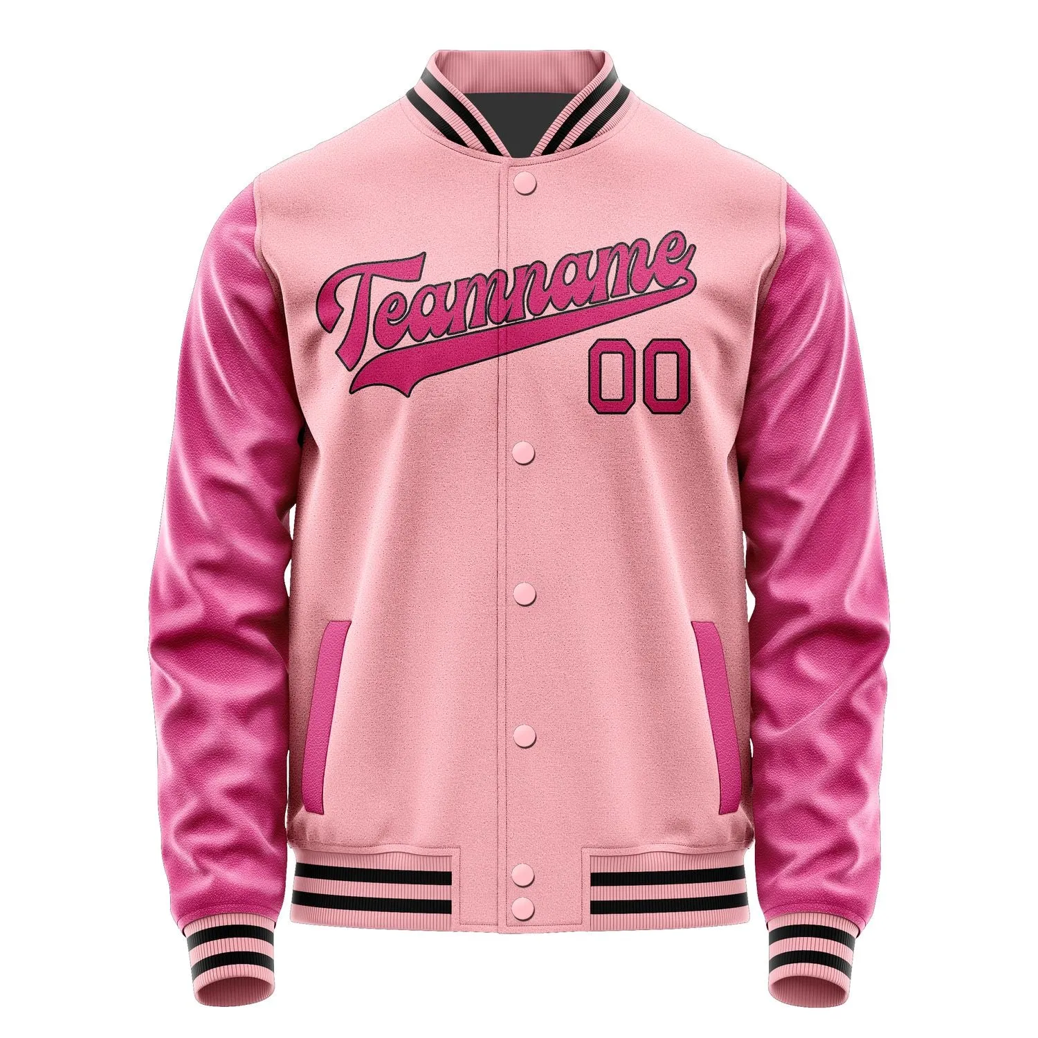Custom Light Pink Pink Jacket sold by Tailorly product image thumbnail 4