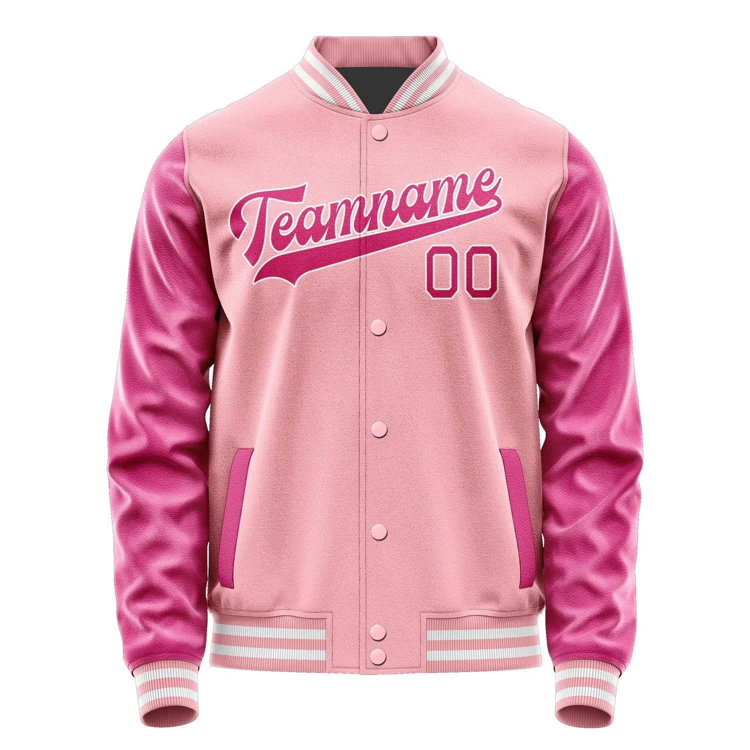 Custom Light Pink Pink Jacket sold by Tailorly product image thumbnail 4