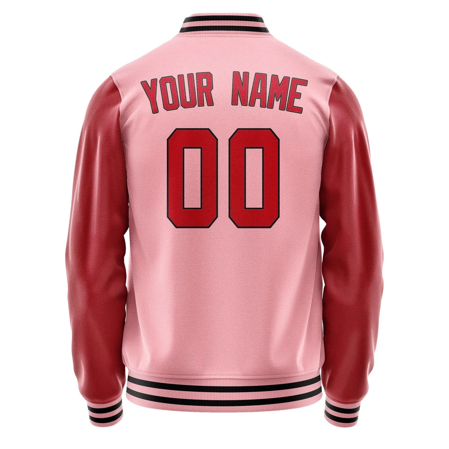 Custom Light Pink Red Jacket sold by Tailorly product image thumbnail 3