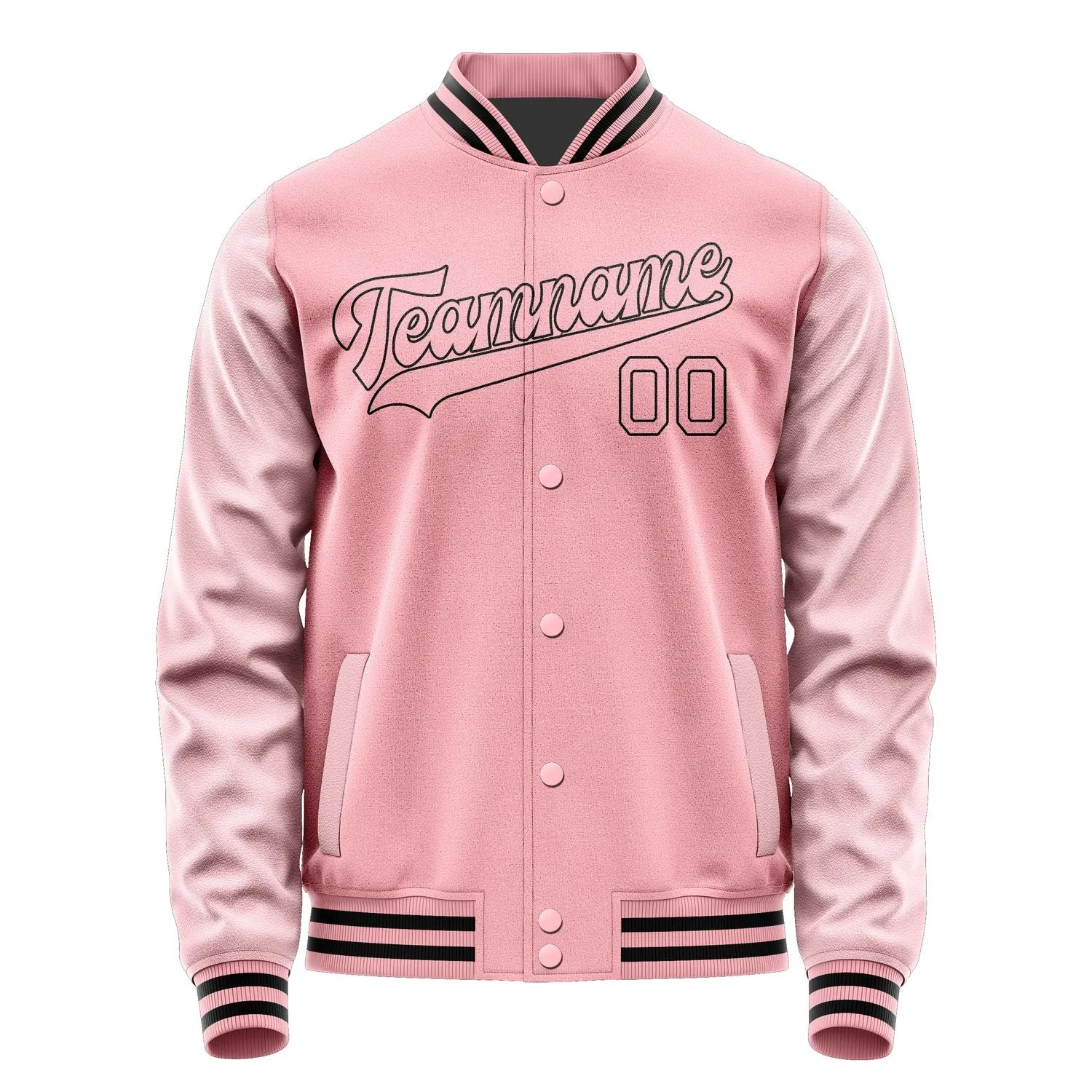 Custom Light Pink Light Pink Jacket sold by Tailorly product image thumbnail 4