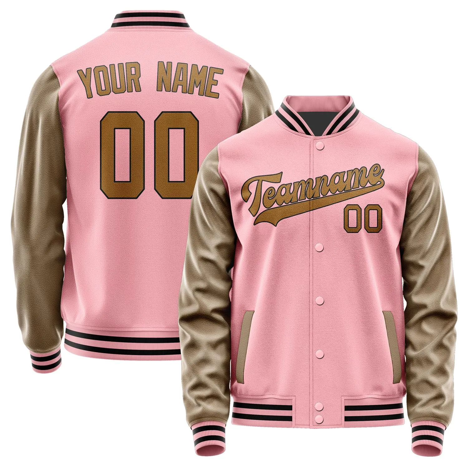 Custom Light Pink Khaki Jacket sold by Tailorly