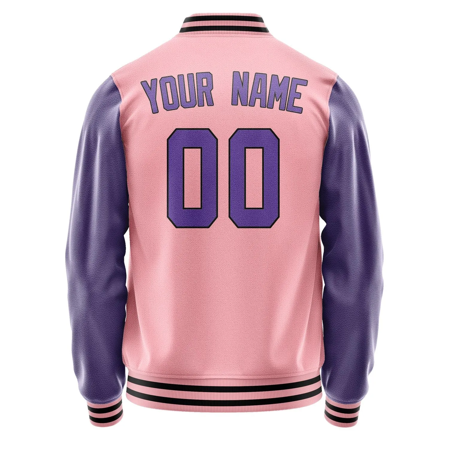 Custom Light Pink Light Purple Jacket sold by Tailorly product image thumbnail 3