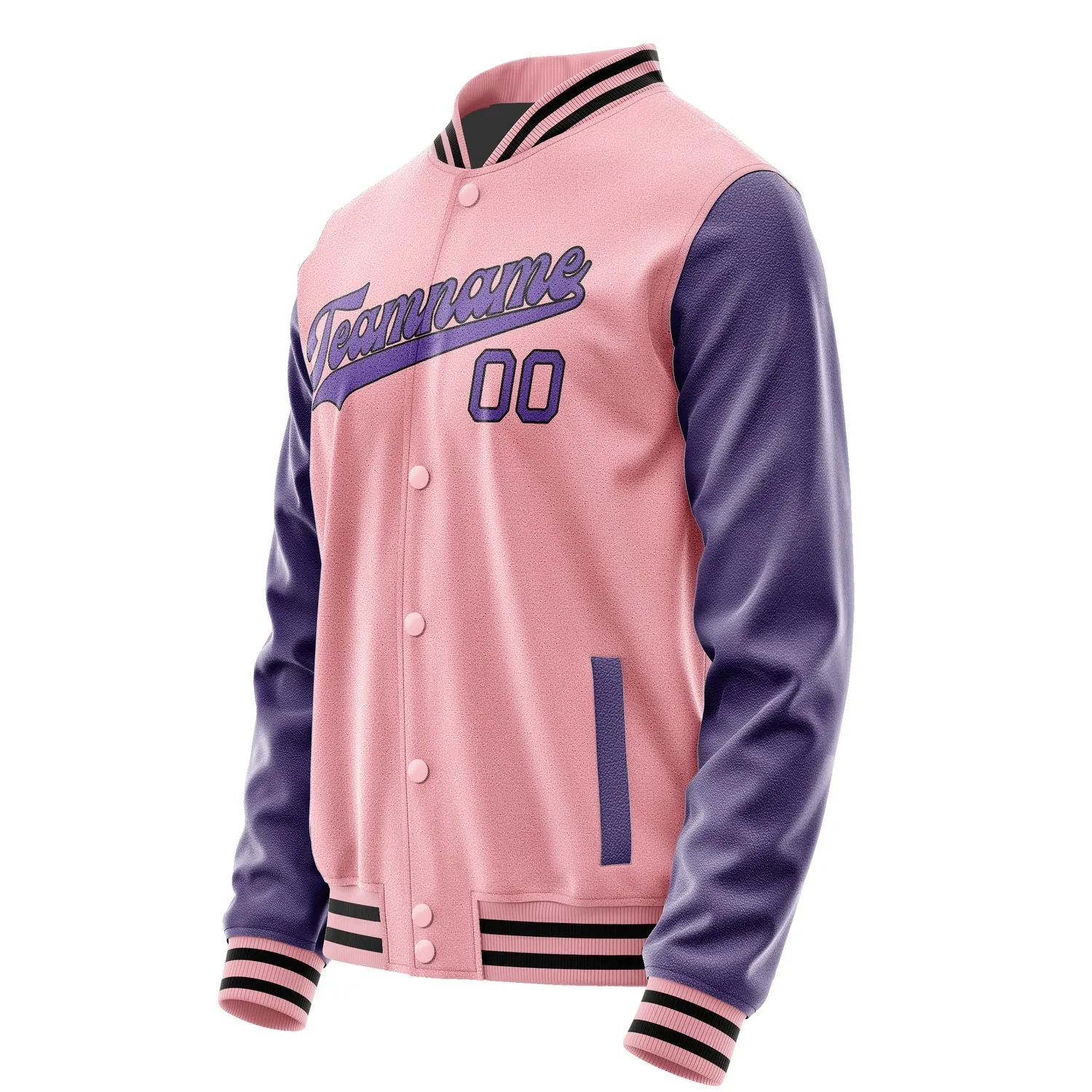 Custom Light Pink Light Purple Jacket sold by Tailorly product image thumbnail 2