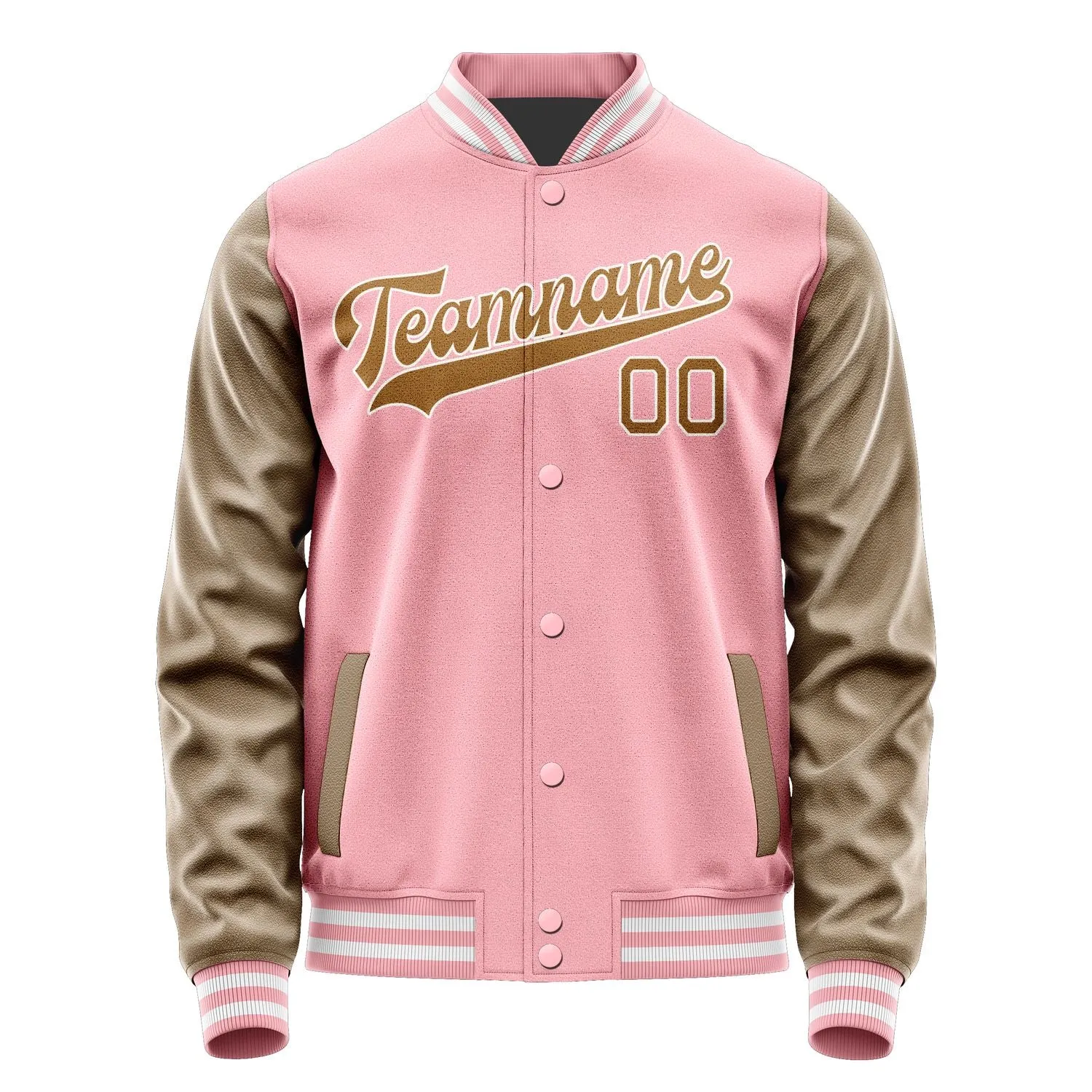 Custom Light Pink Khaki Jacket sold by Tailorly product image thumbnail 4