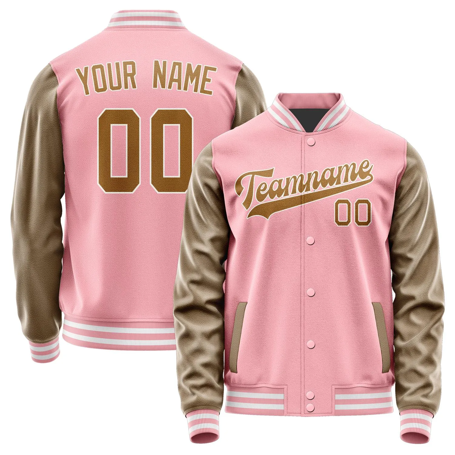 Custom Light Pink Khaki Jacket sold by Tailorly
