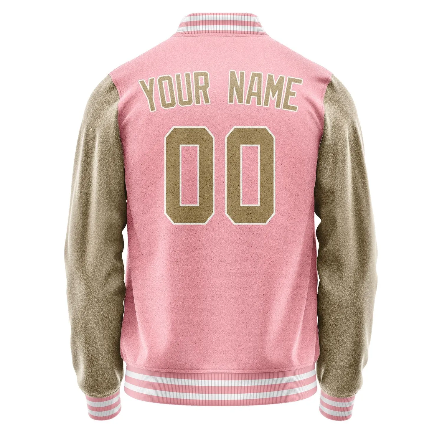 Custom Light Pink Light Khaki Jacket sold by Tailorly product image thumbnail 3