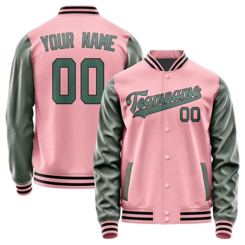 Custom Light Pink Blue Green Jacket sold by Tailorly
