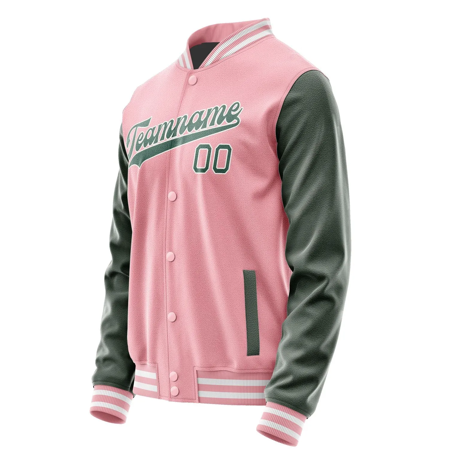 Custom Light Pink Blue Green Jacket sold by Tailorly product image thumbnail 2