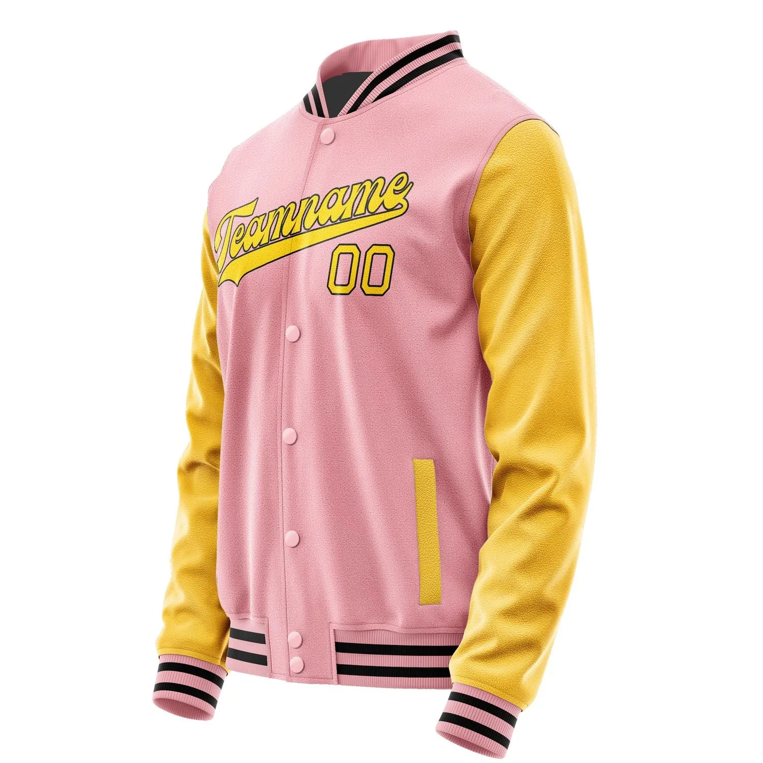 Custom Light Pink Gold Jacket sold by Tailorly product image thumbnail 2