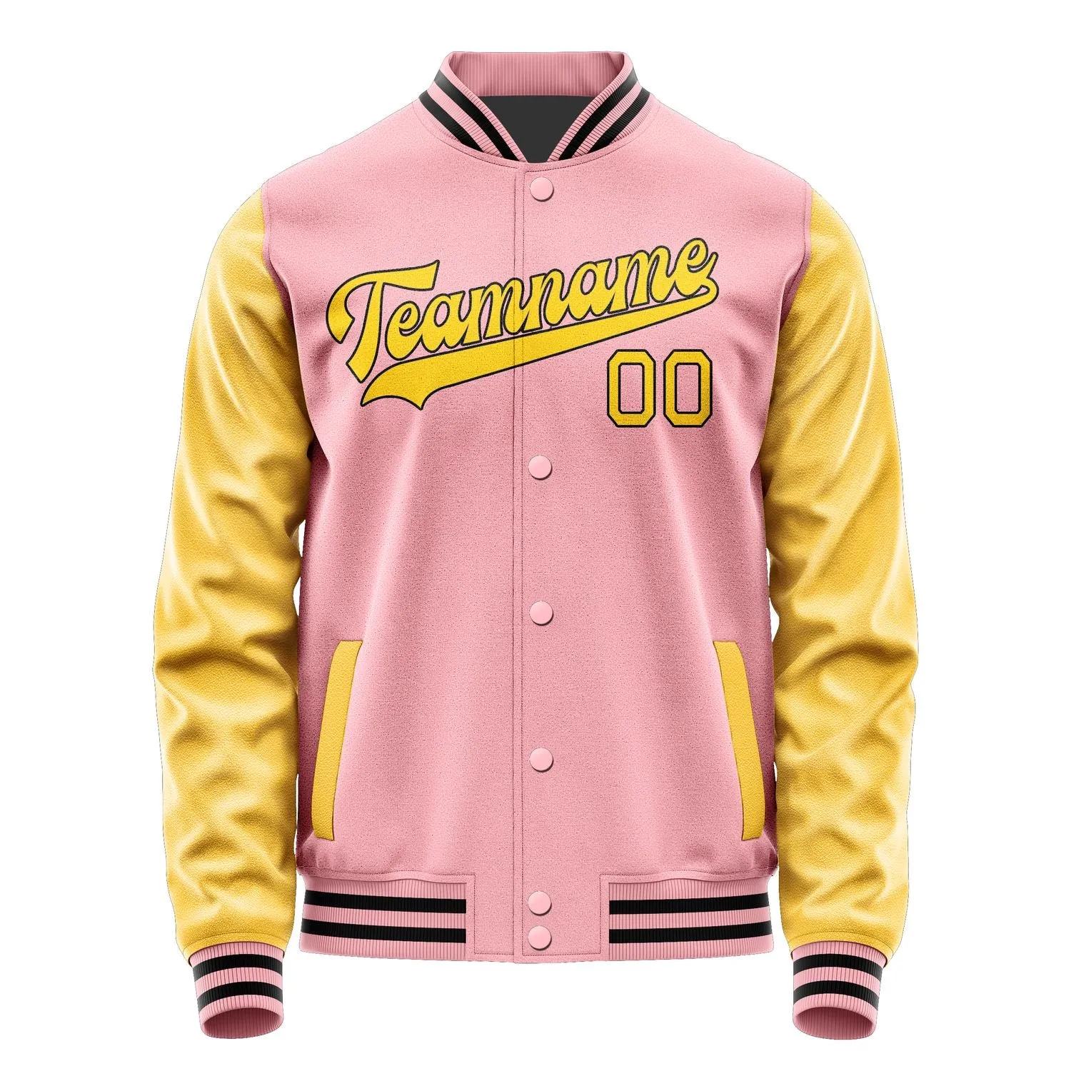 Custom Light Pink Gold Jacket sold by Tailorly product image thumbnail 4